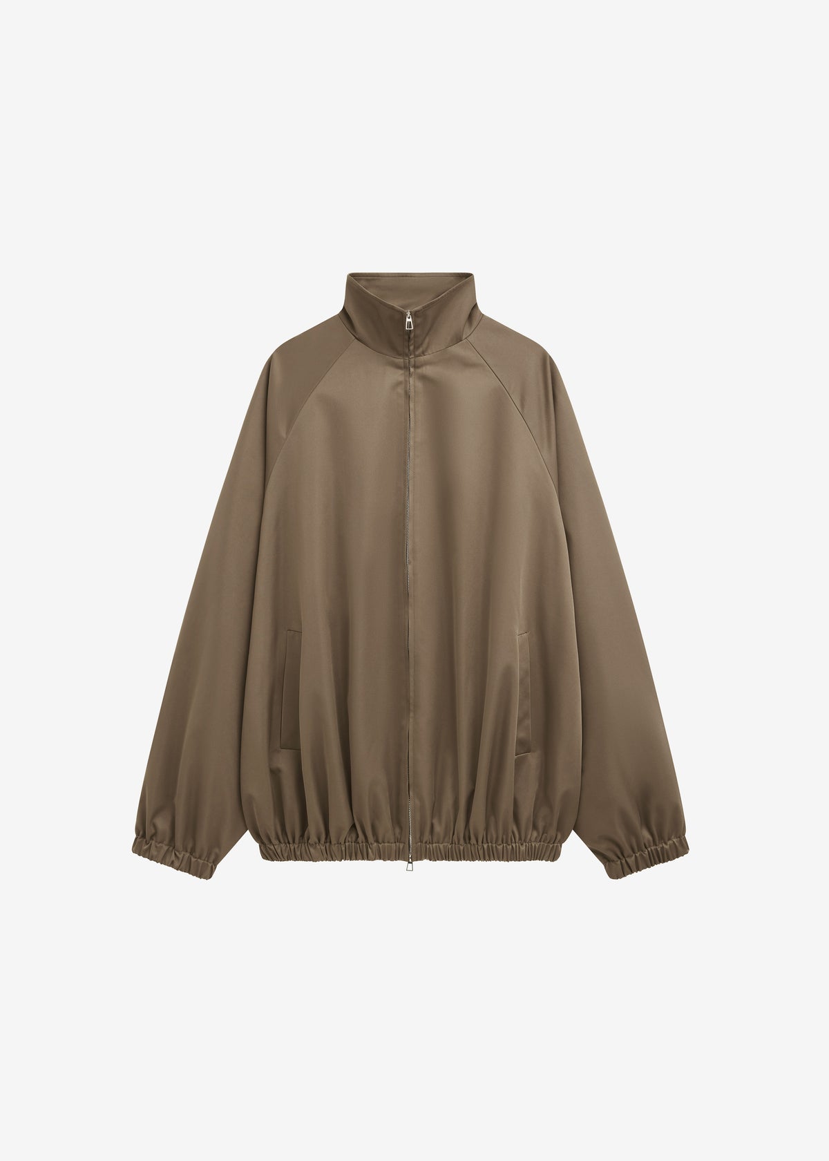 Baxter Lustrous Track Jacket - Moss Green - 13