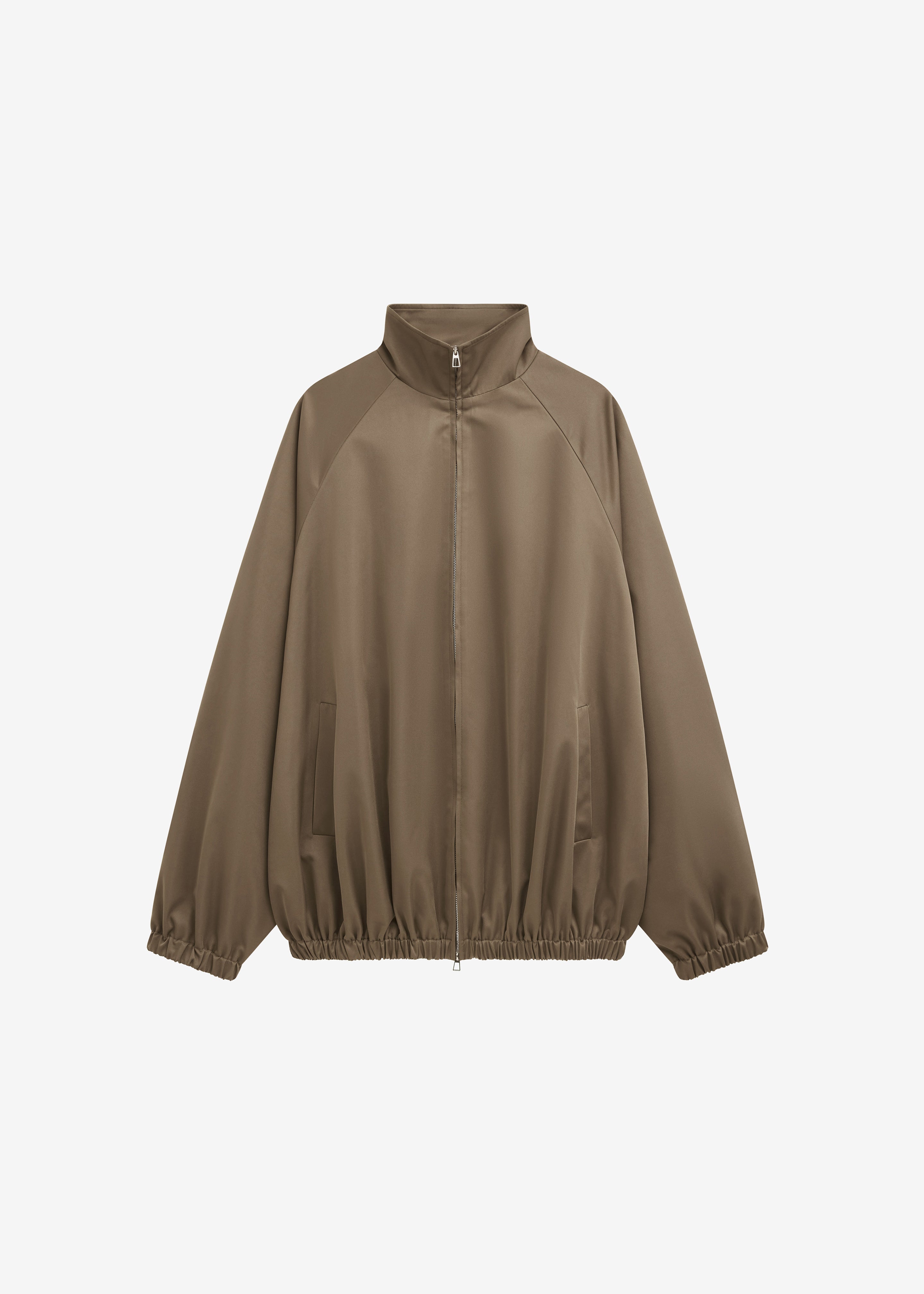 Baxter Lustrous Track Jacket - Moss Green - 13