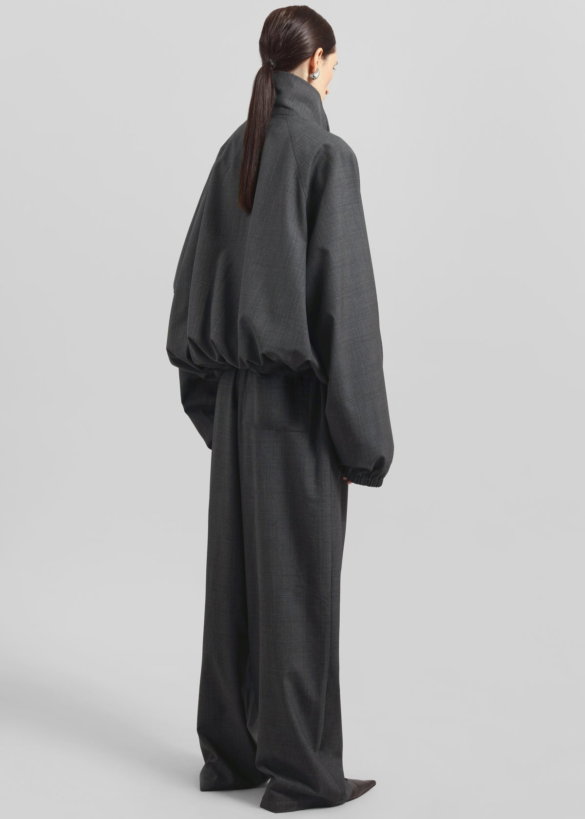 Baxter Plaid Track Pants - Dark Grey - 9