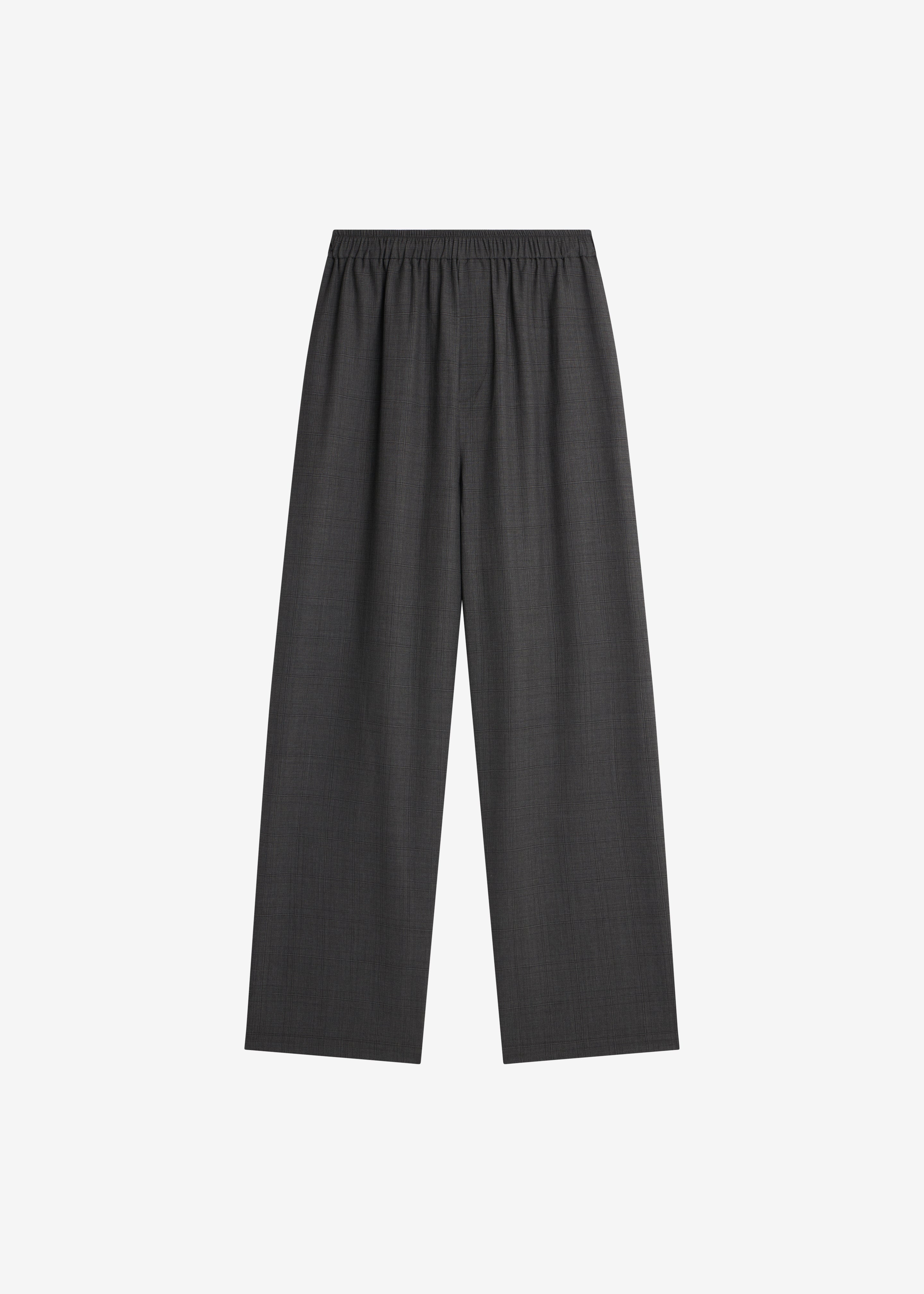 Baxter Plaid Track Pants - Dark Grey - 10