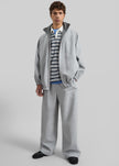 Baxter Reversible Track Pants - Grey Melange