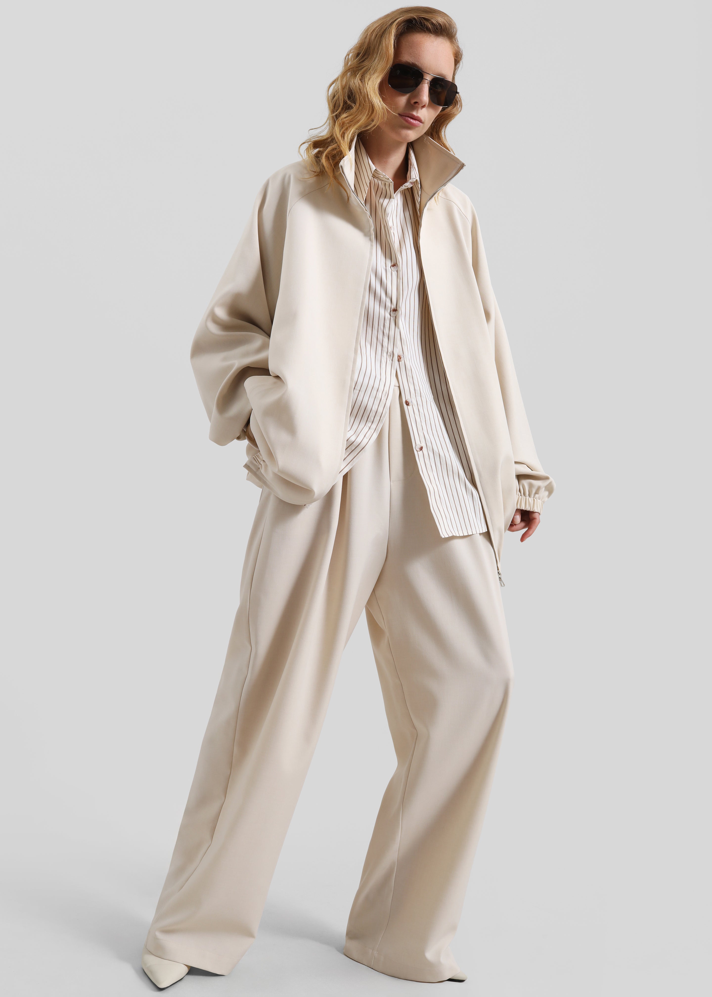 Baxter Track Pants - Beige - 6