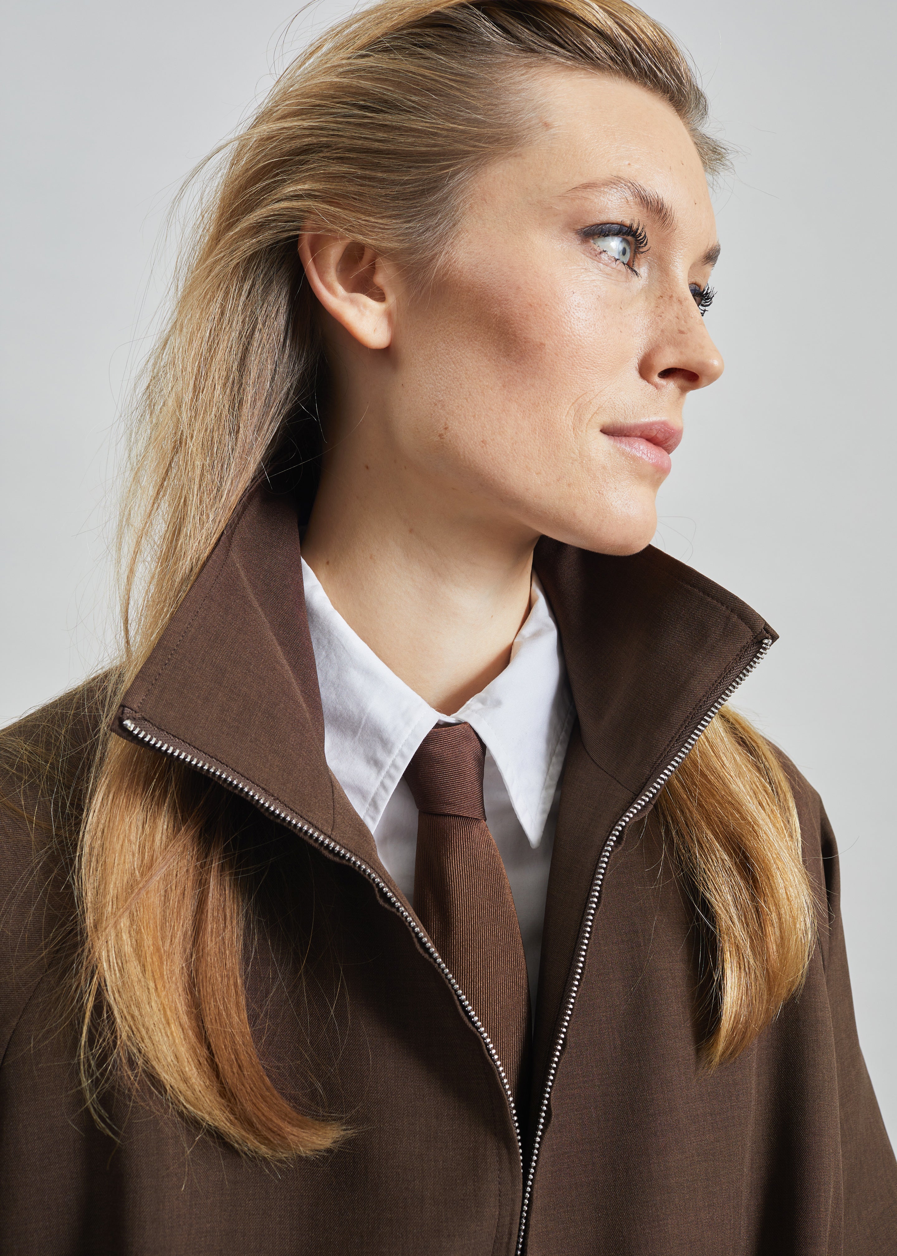 Baxter Track Jacket - Dark Brown – The Frankie Shop