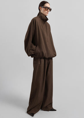 Baxter Track Jacket - Dark Brown