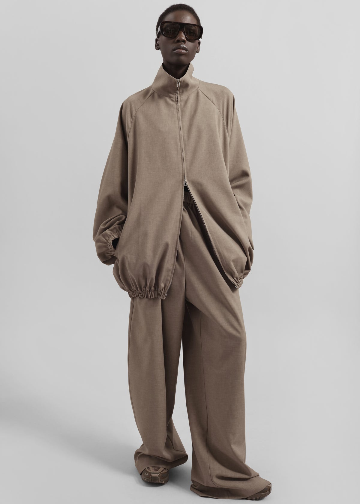 Baxter Track Pants - Taupe - 2