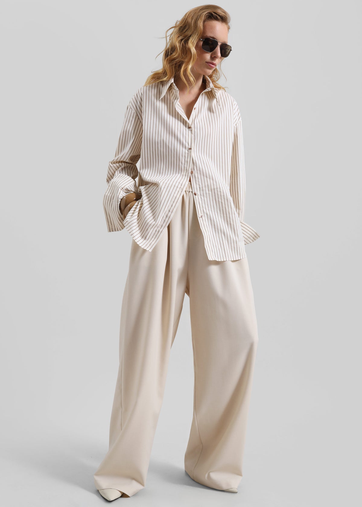 Baxter Track Pants - Beige - 5