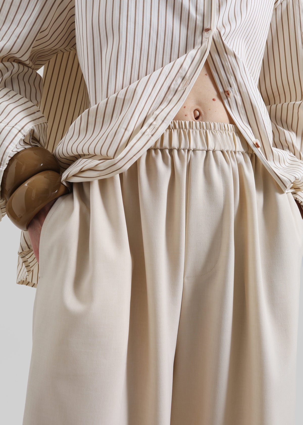 Baxter Track Pants - Beige - 4