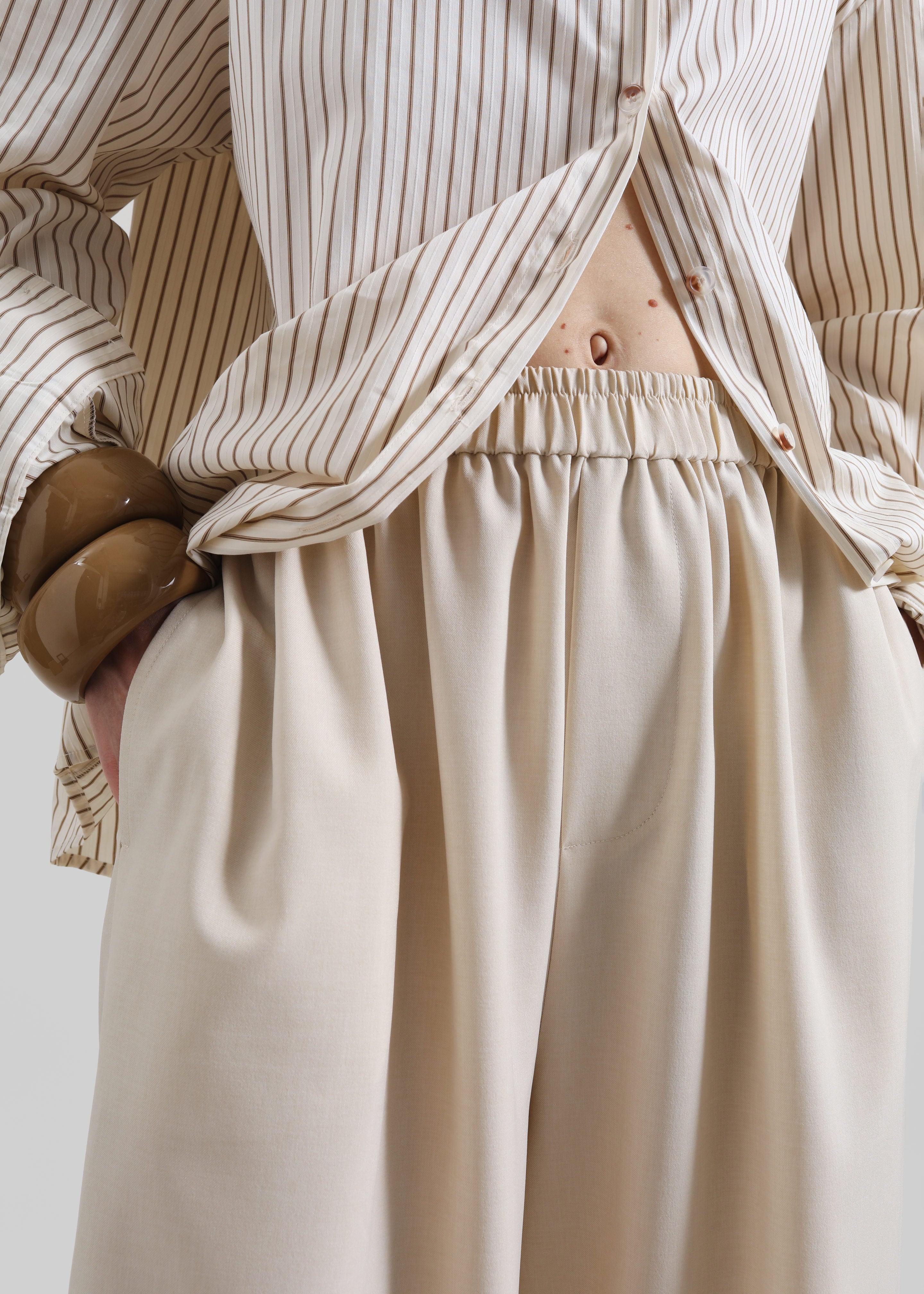 Baxter Track Pants - Beige - 4