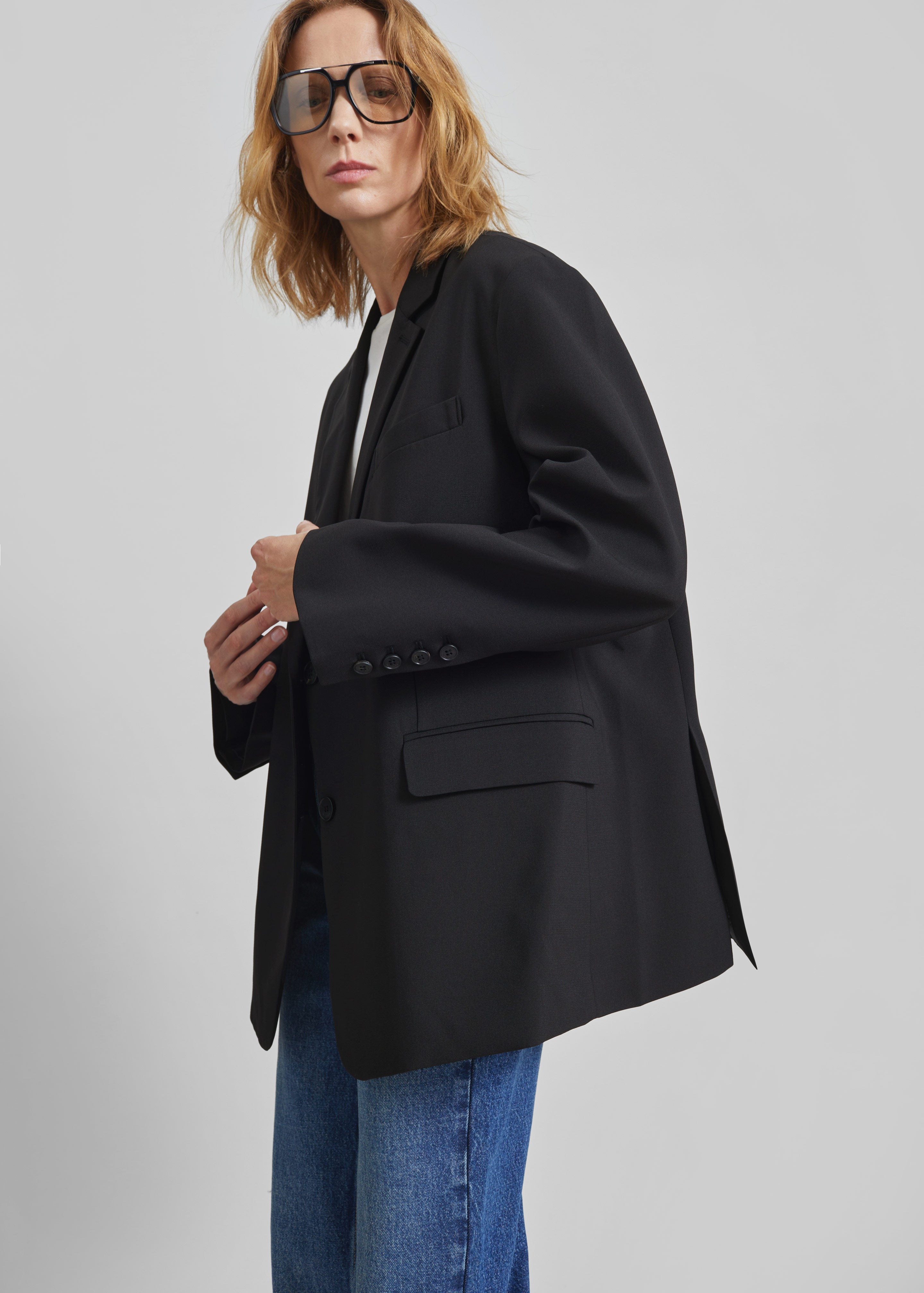 Bea Blazer - Black – The Frankie Shop