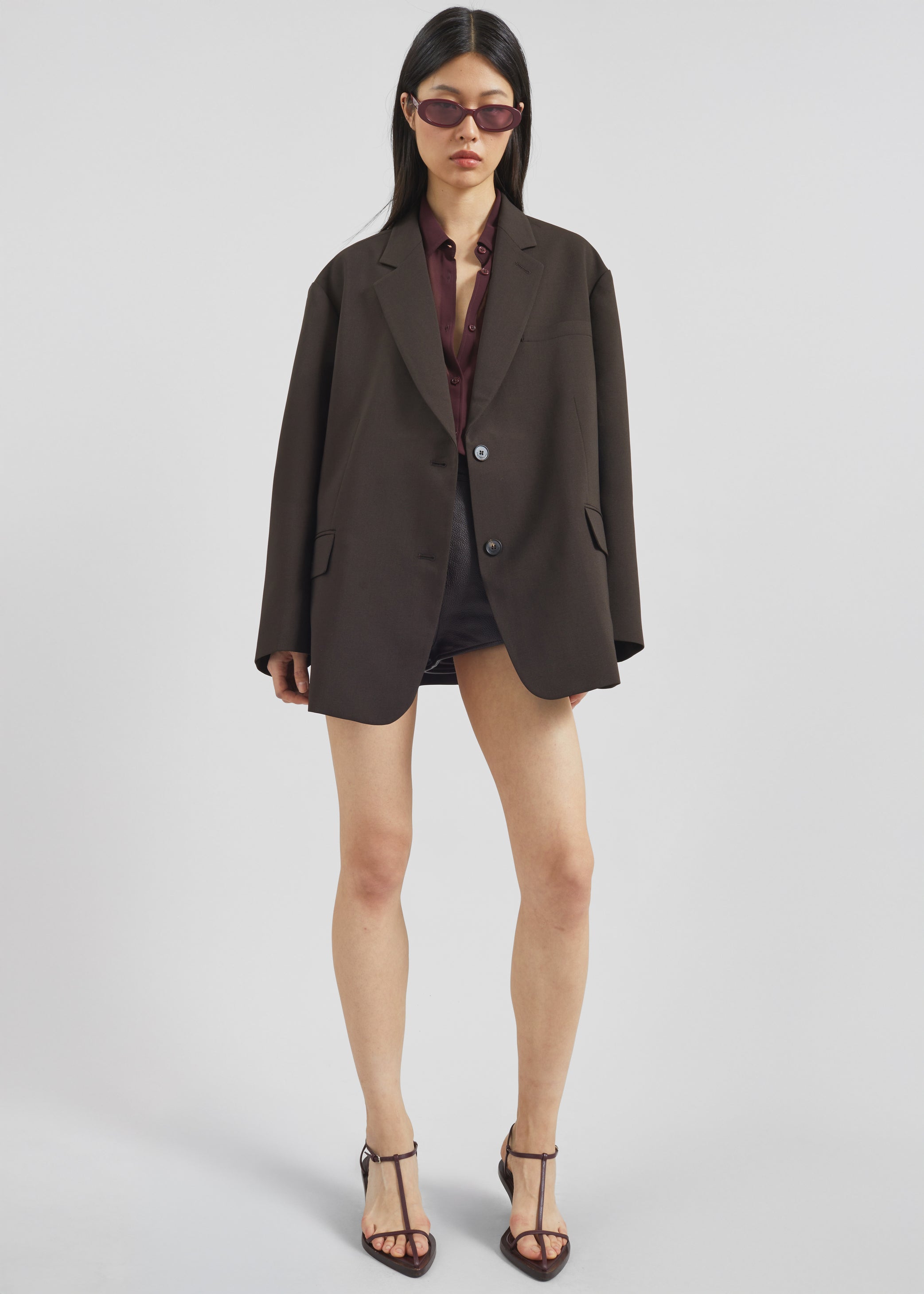 Shop the look image for Bea Blazer - Dark Espresso