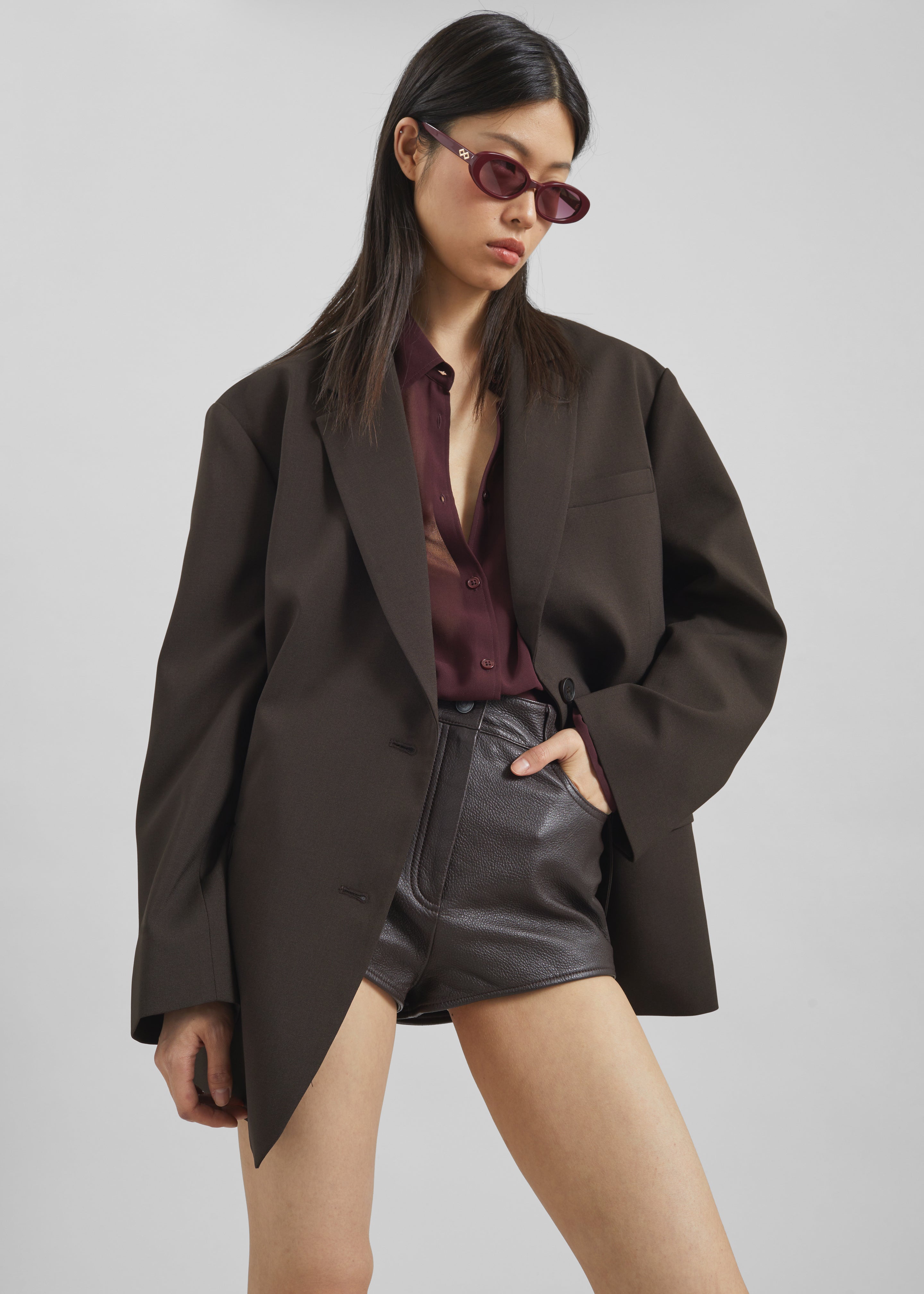 Bea Blazer - Dark Espresso - 8