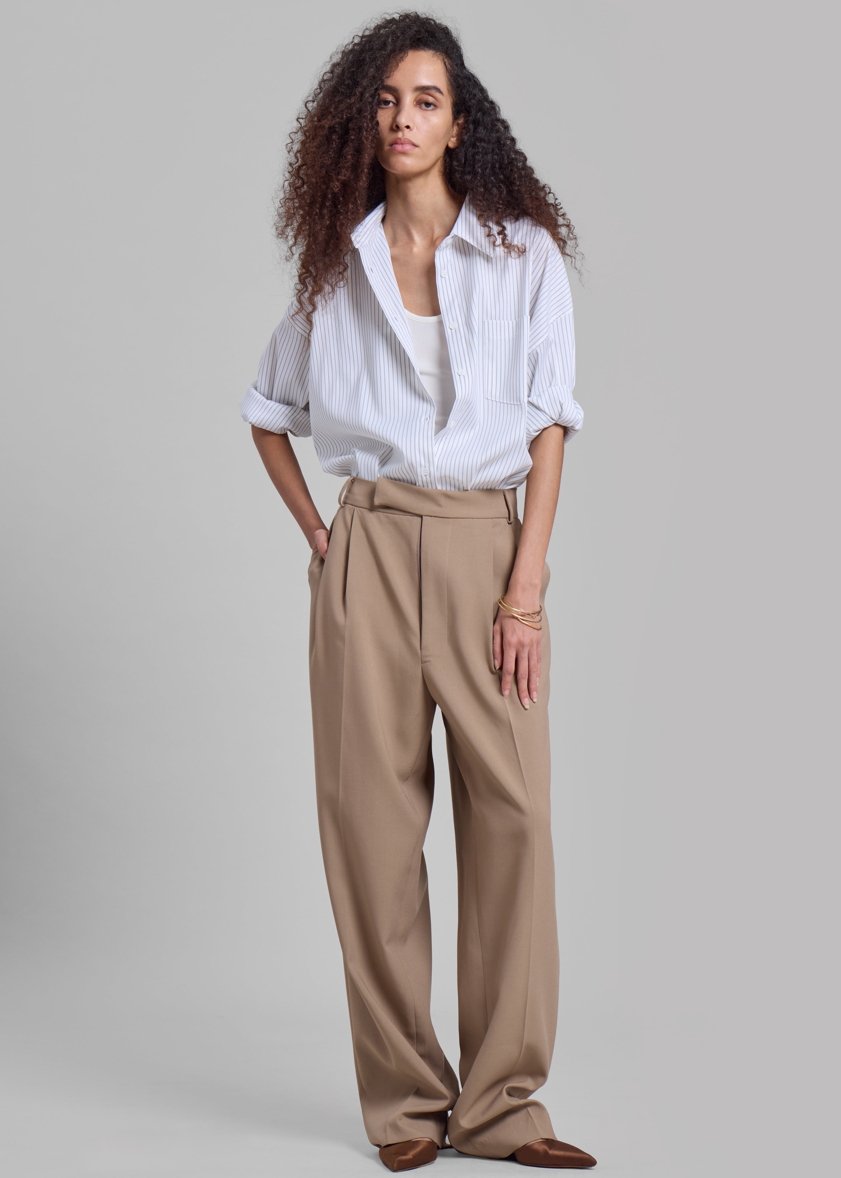 Bea Suit Pants - Latte - 12