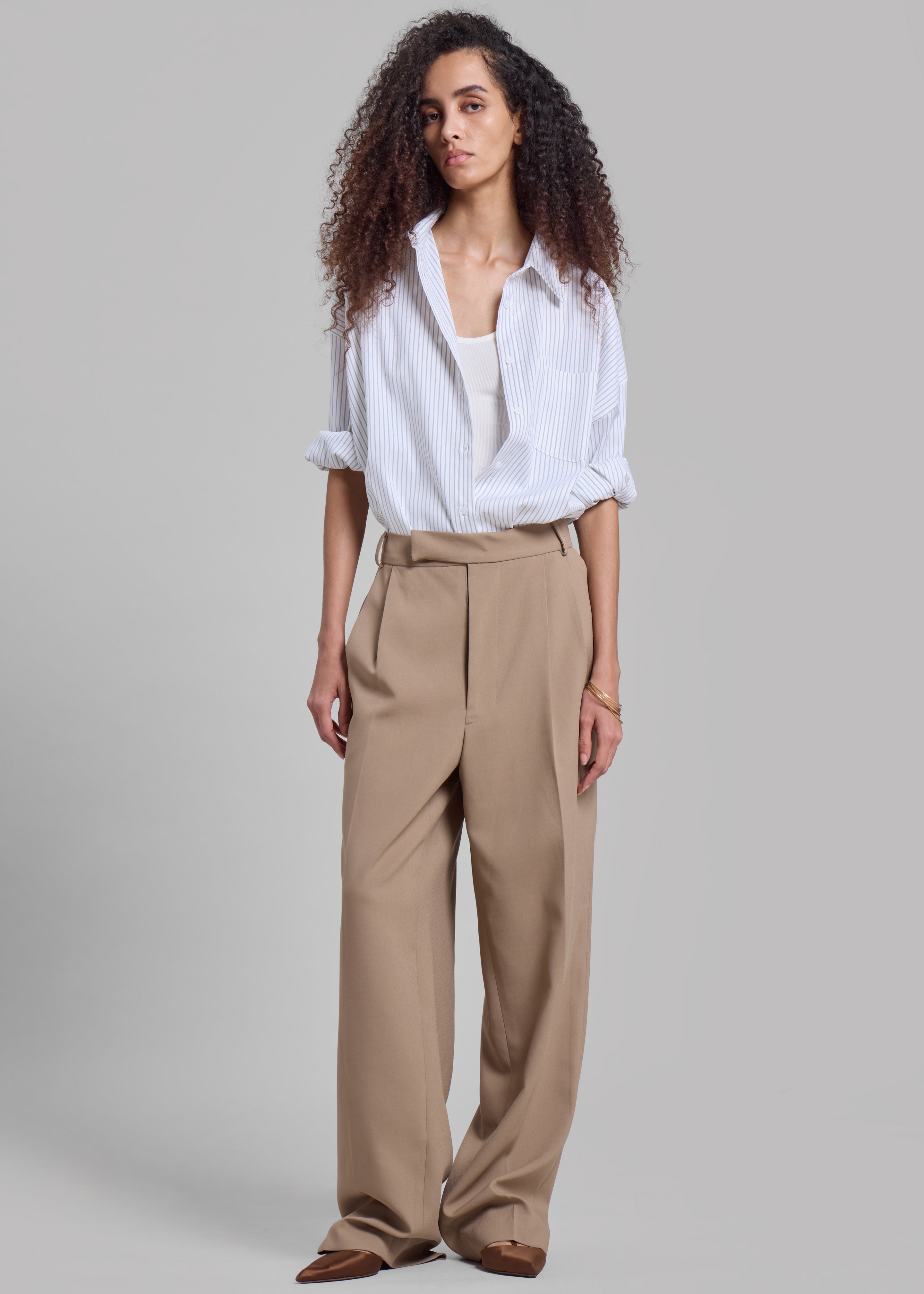 Bea Suit Pants - Latte - 6