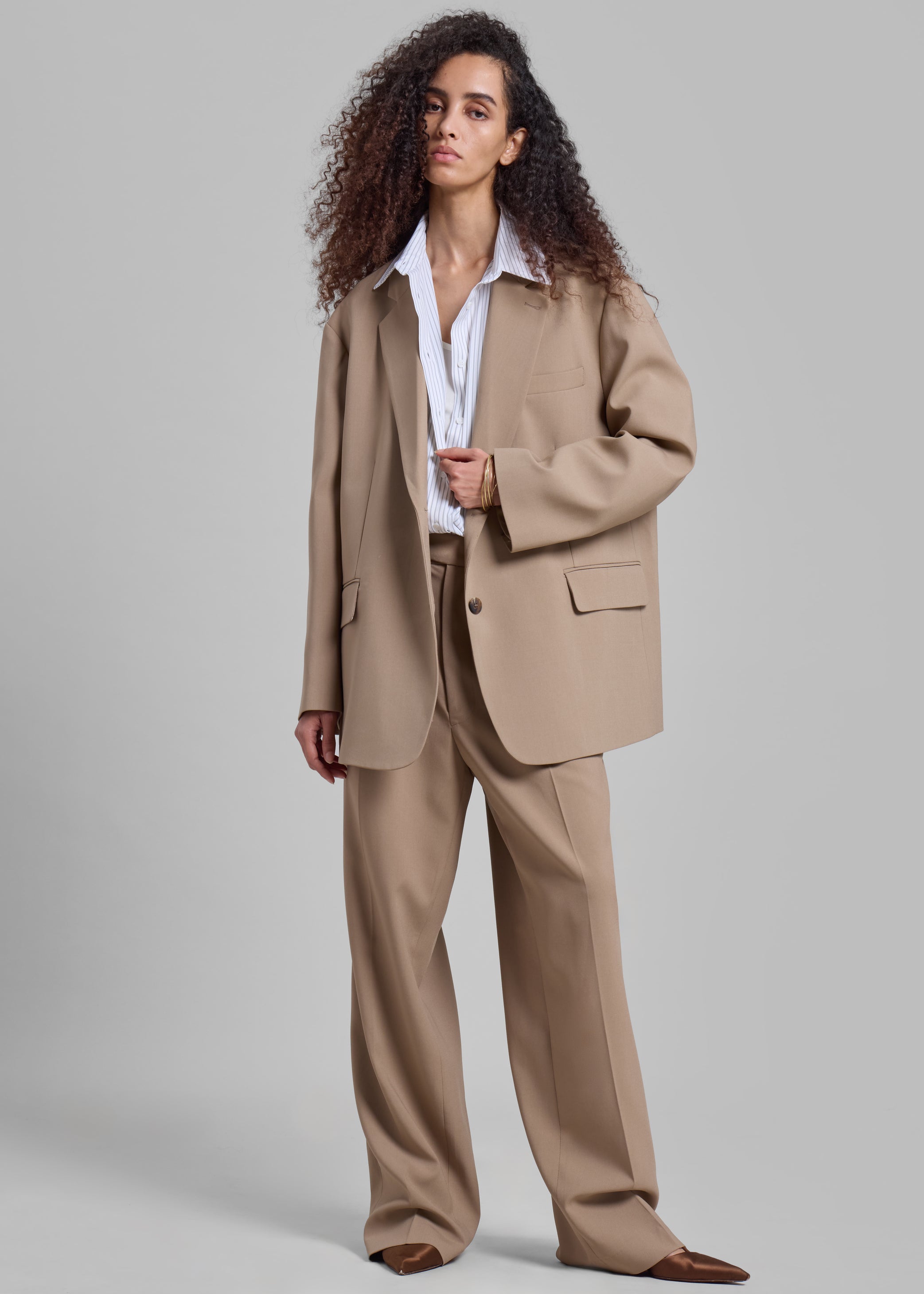 Shop the look image for Bea Blazer - Latte