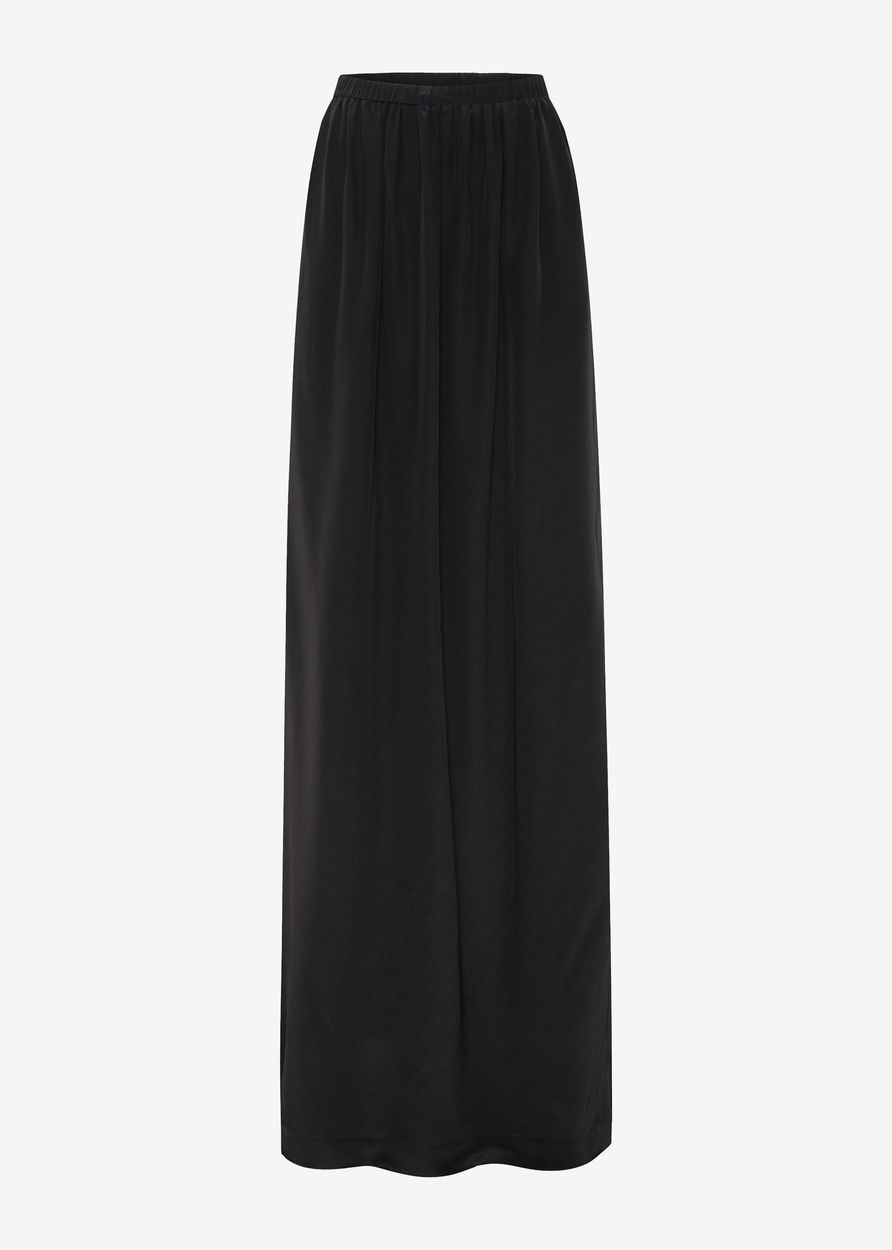 Beare Park Silk Elastic Waist Skirt - Black - 9