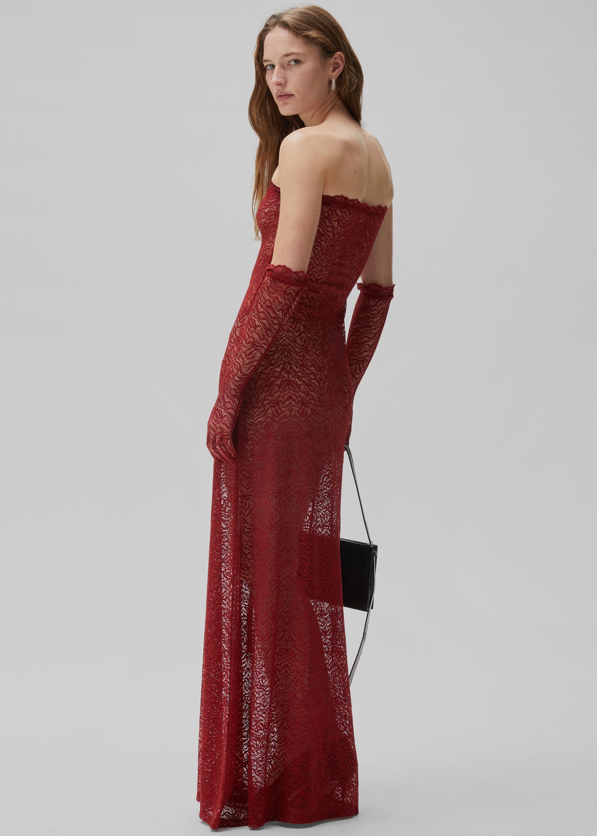 beaufille red dress Beaufille Red Sassen Maxi Dress