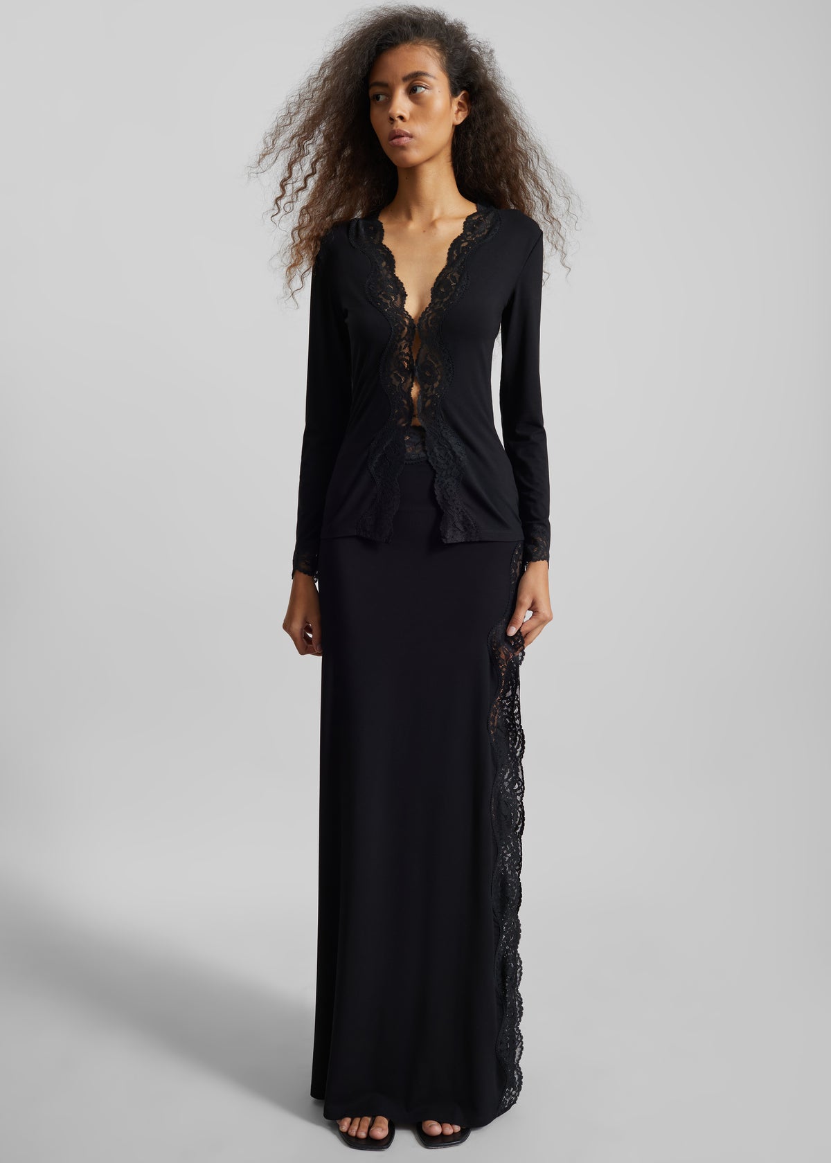 Beaufille Anise Trim Skirt - Black - 2