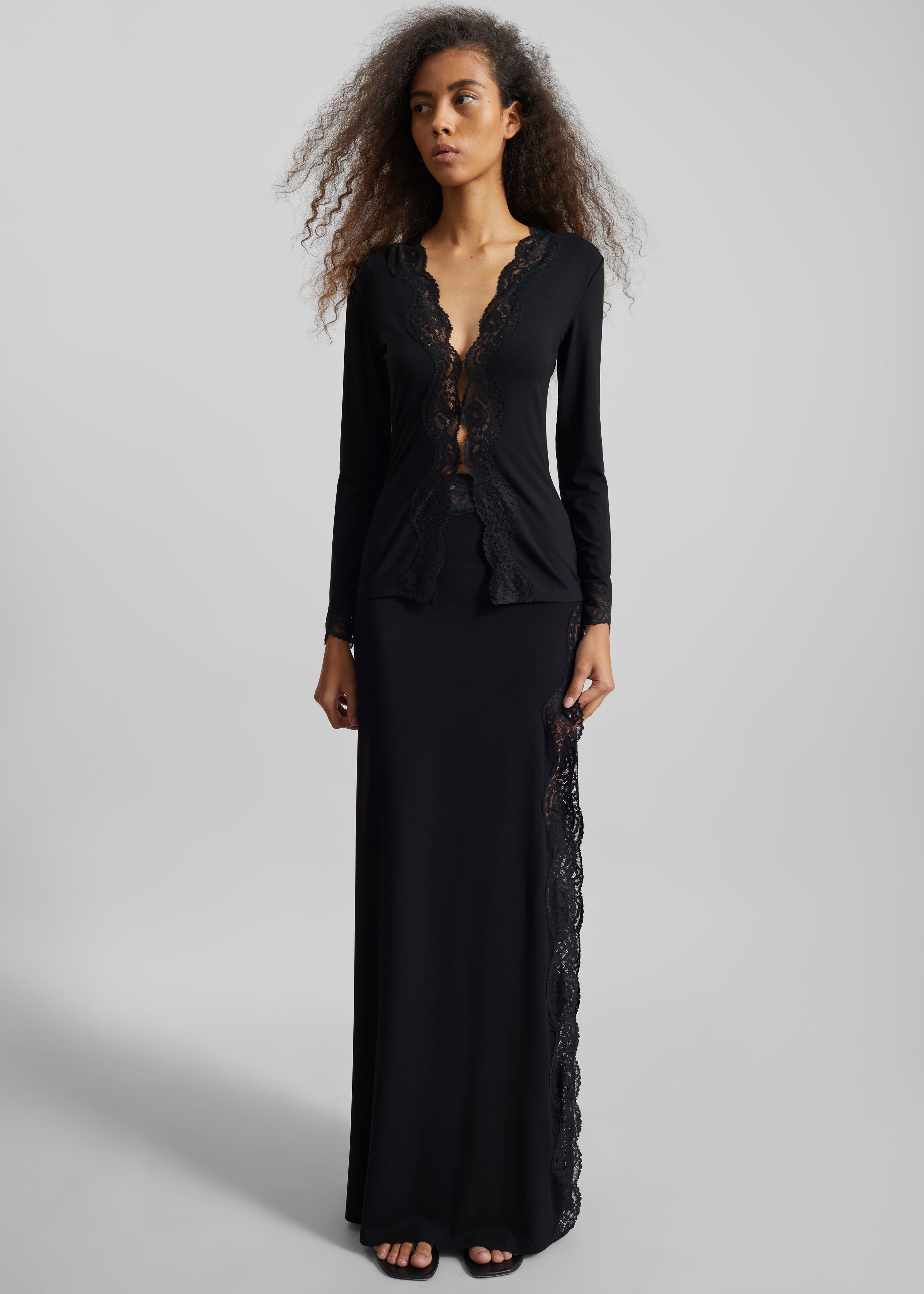 Beaufille Anise Trim Skirt - Black - 2