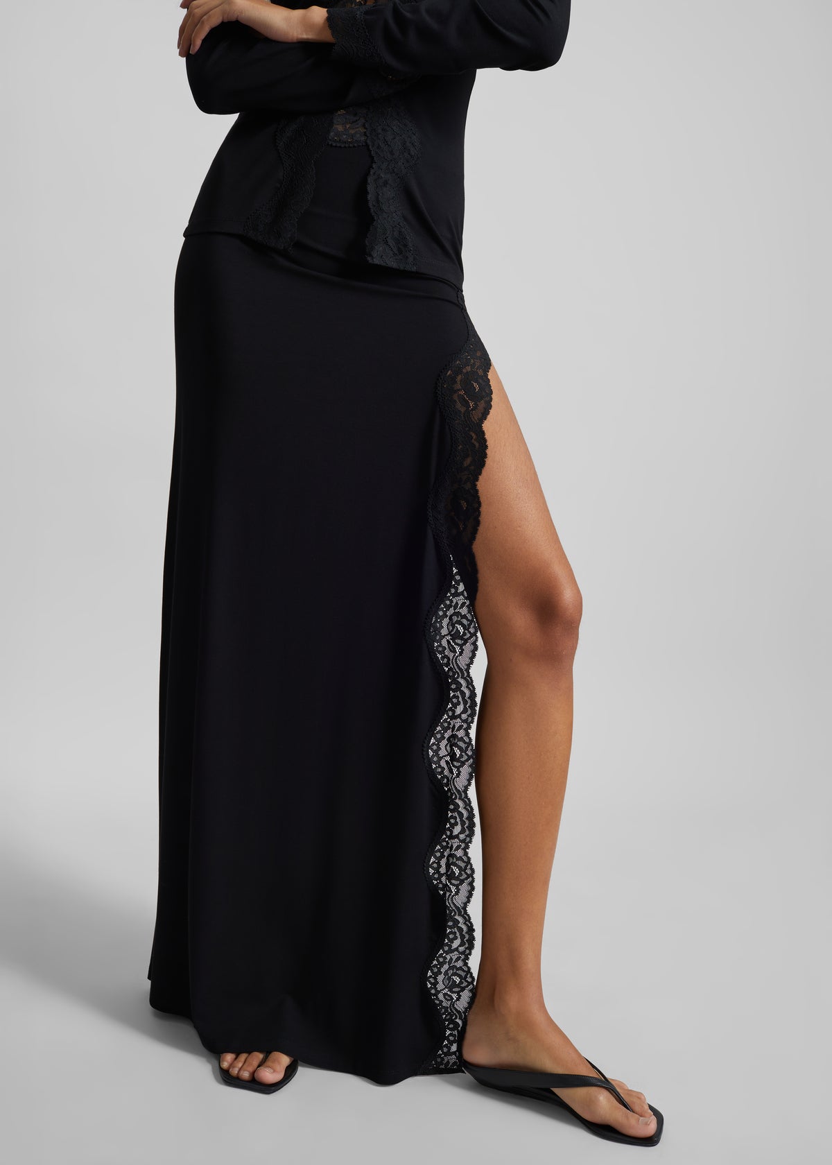 Beaufille Anise Trim Skirt - Black - 4