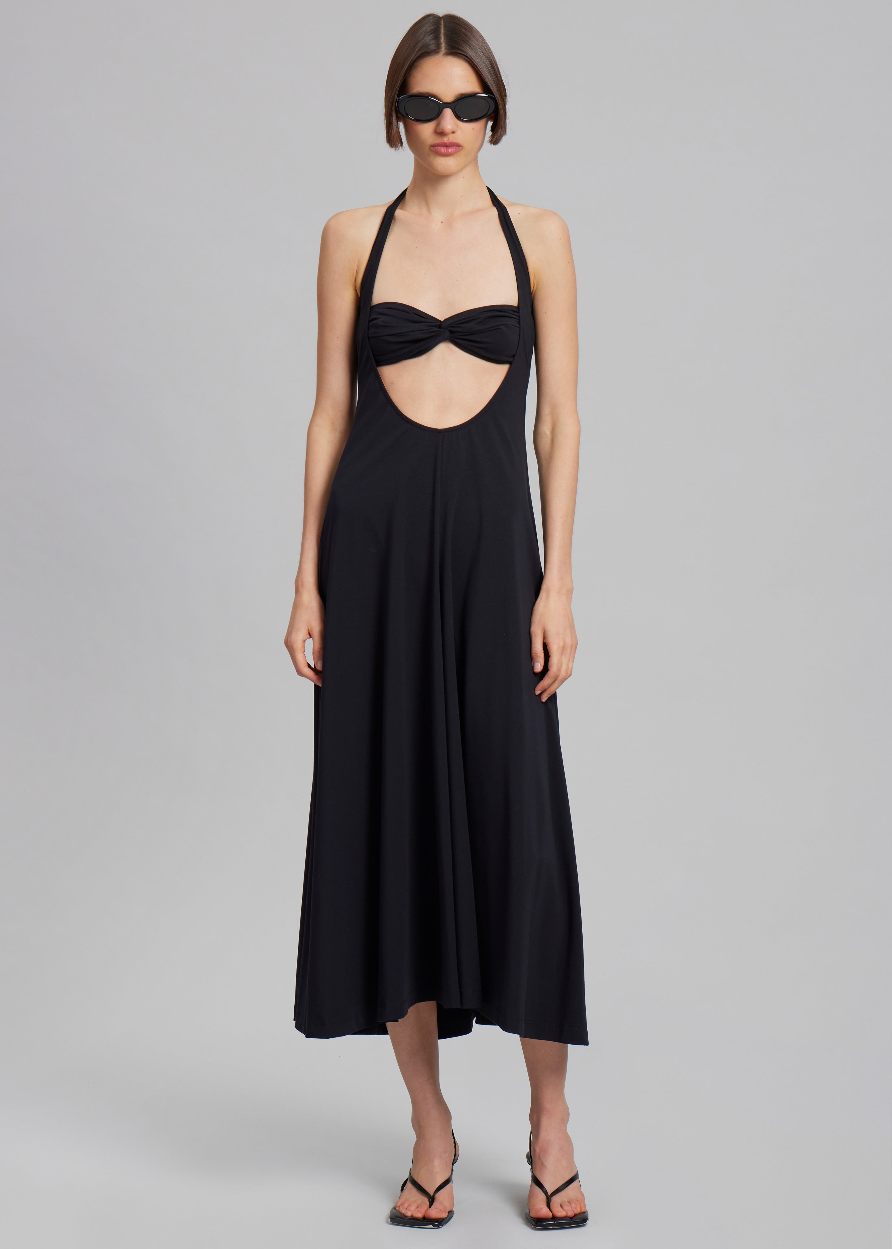 Beaufille Baes Halter Dress - Black – The Frankie Shop