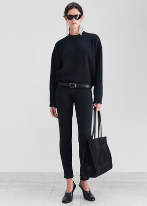 Beaufille Cassia Rib Leggings - Charcoal
