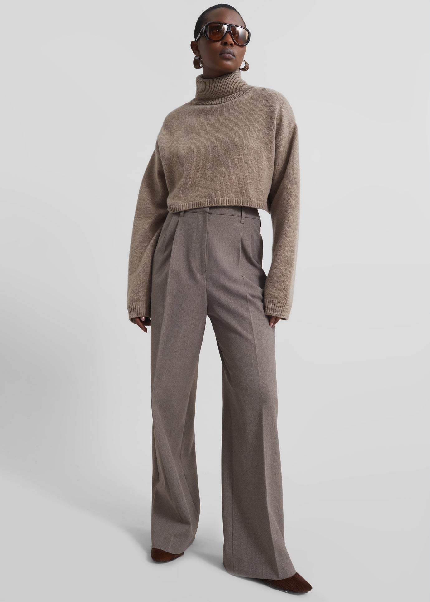 Beaufille Celeste Trousers - Heather Brown - 1