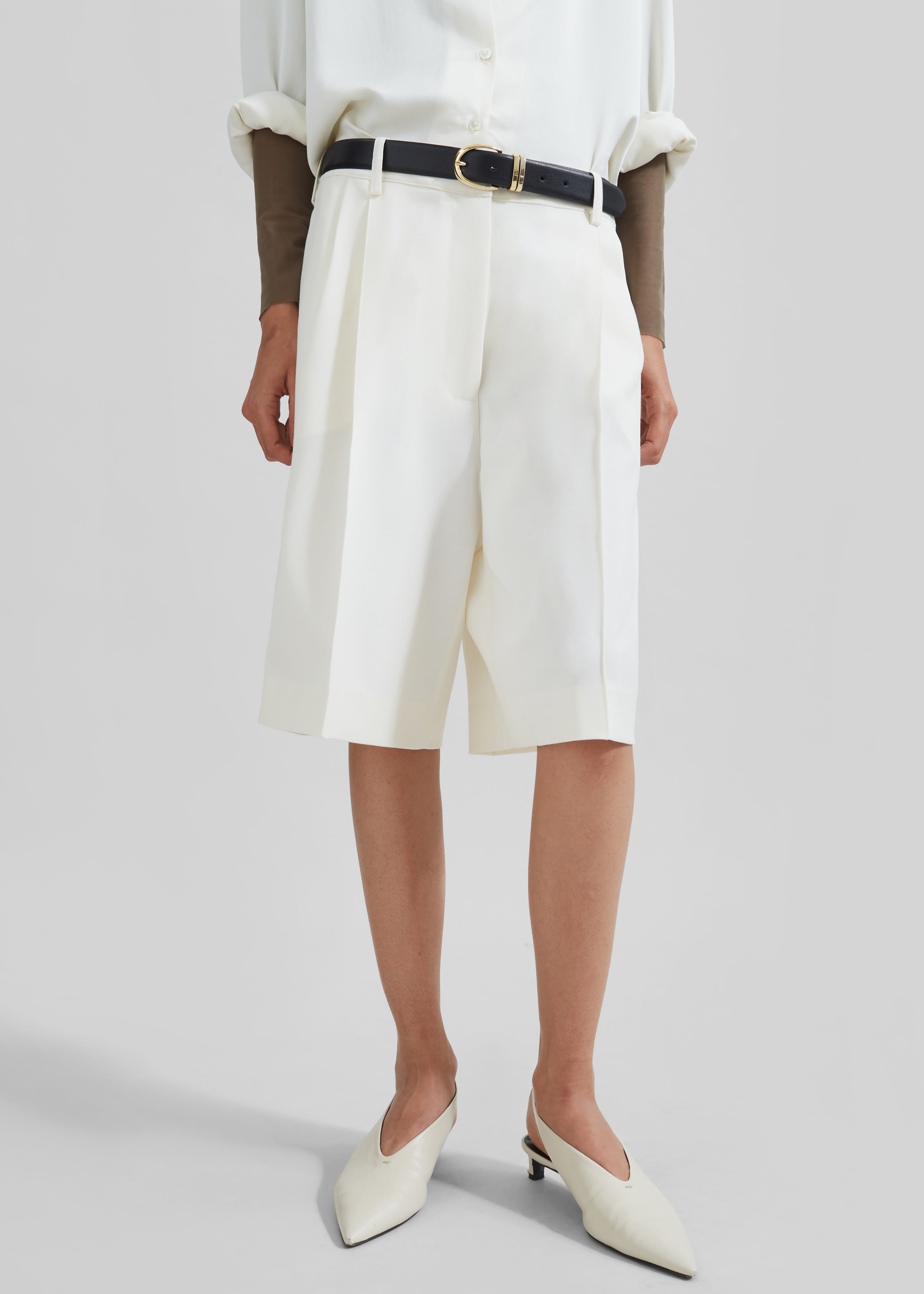 Beaufille Hugo Shorts - Alabaster - 6