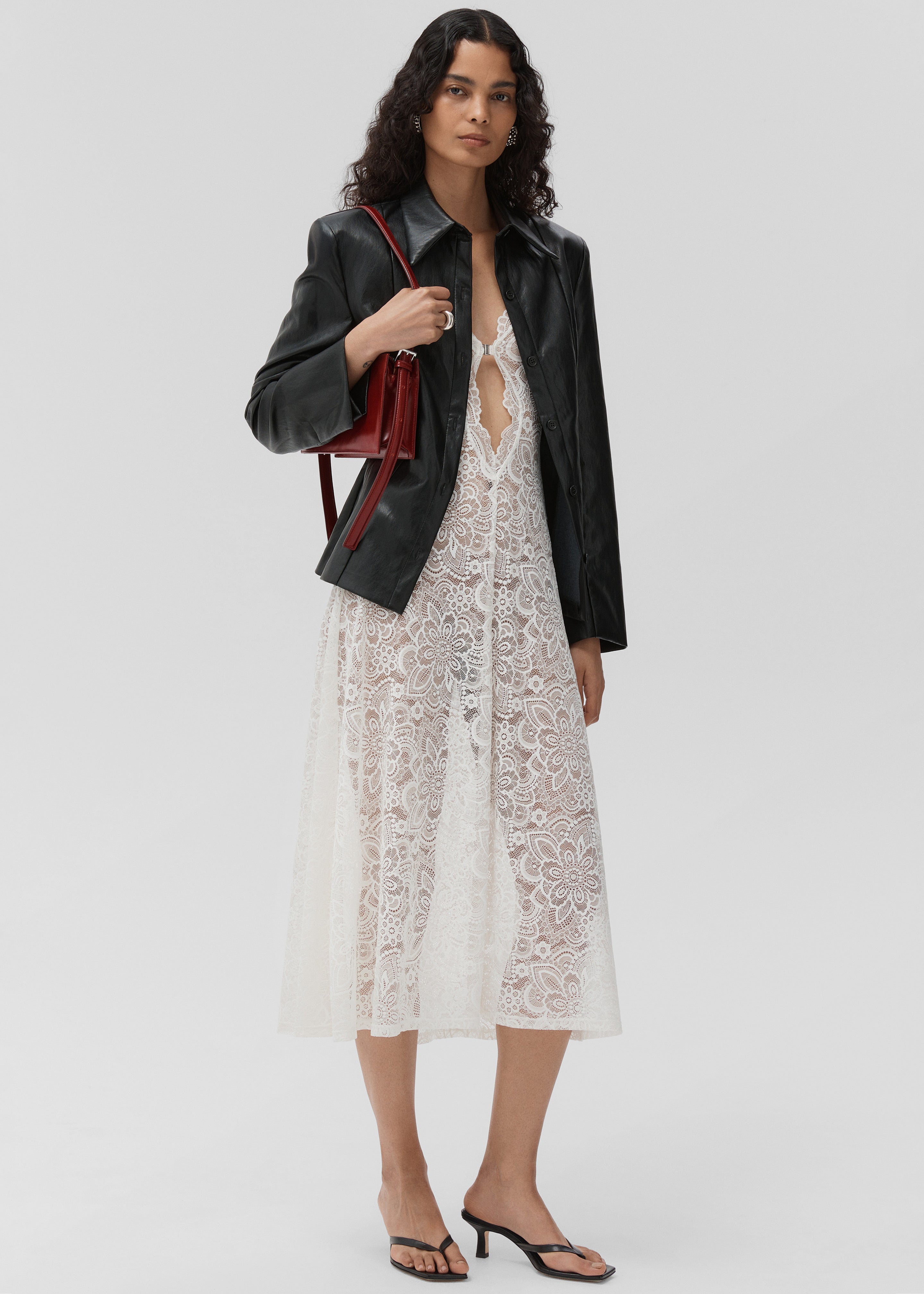 Beaufille Jagger Blouse Vegan Cow Skin - Black - 7