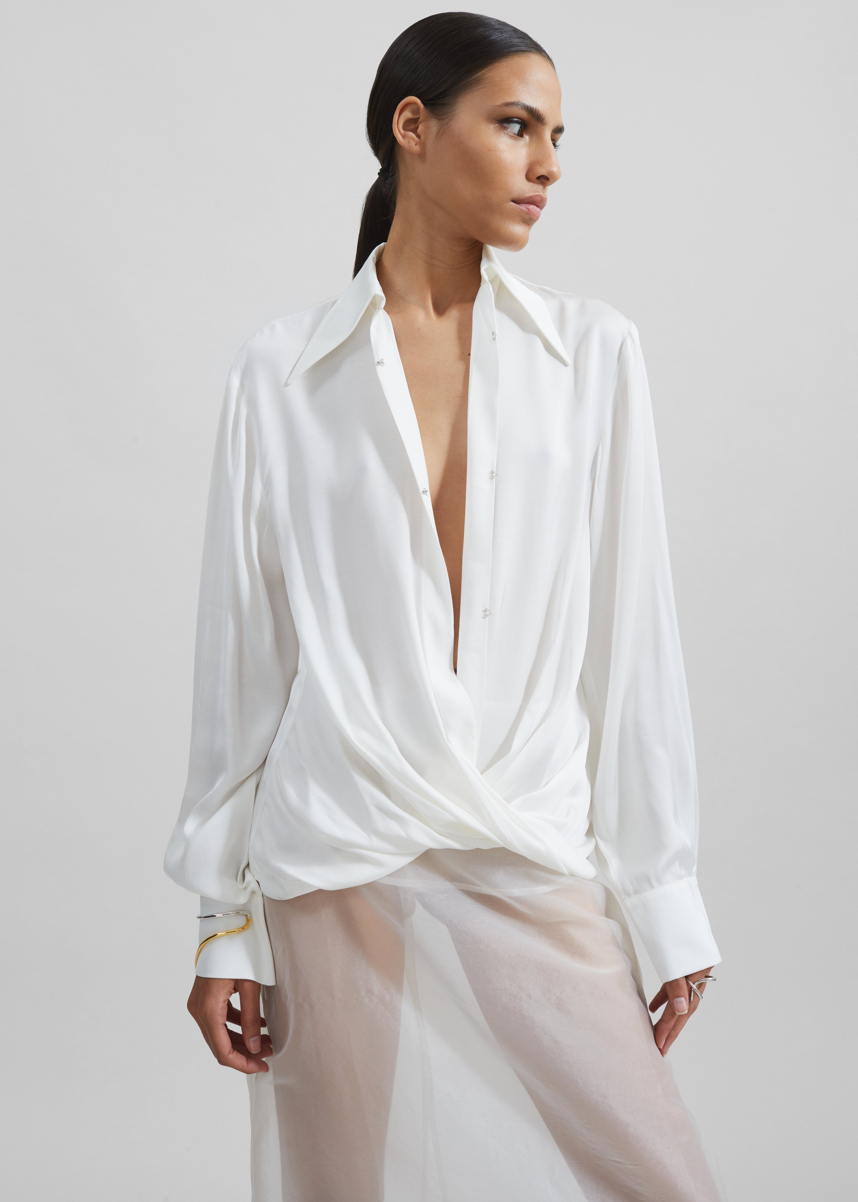 Beaufille Lewis Blouse - Pearl - 3