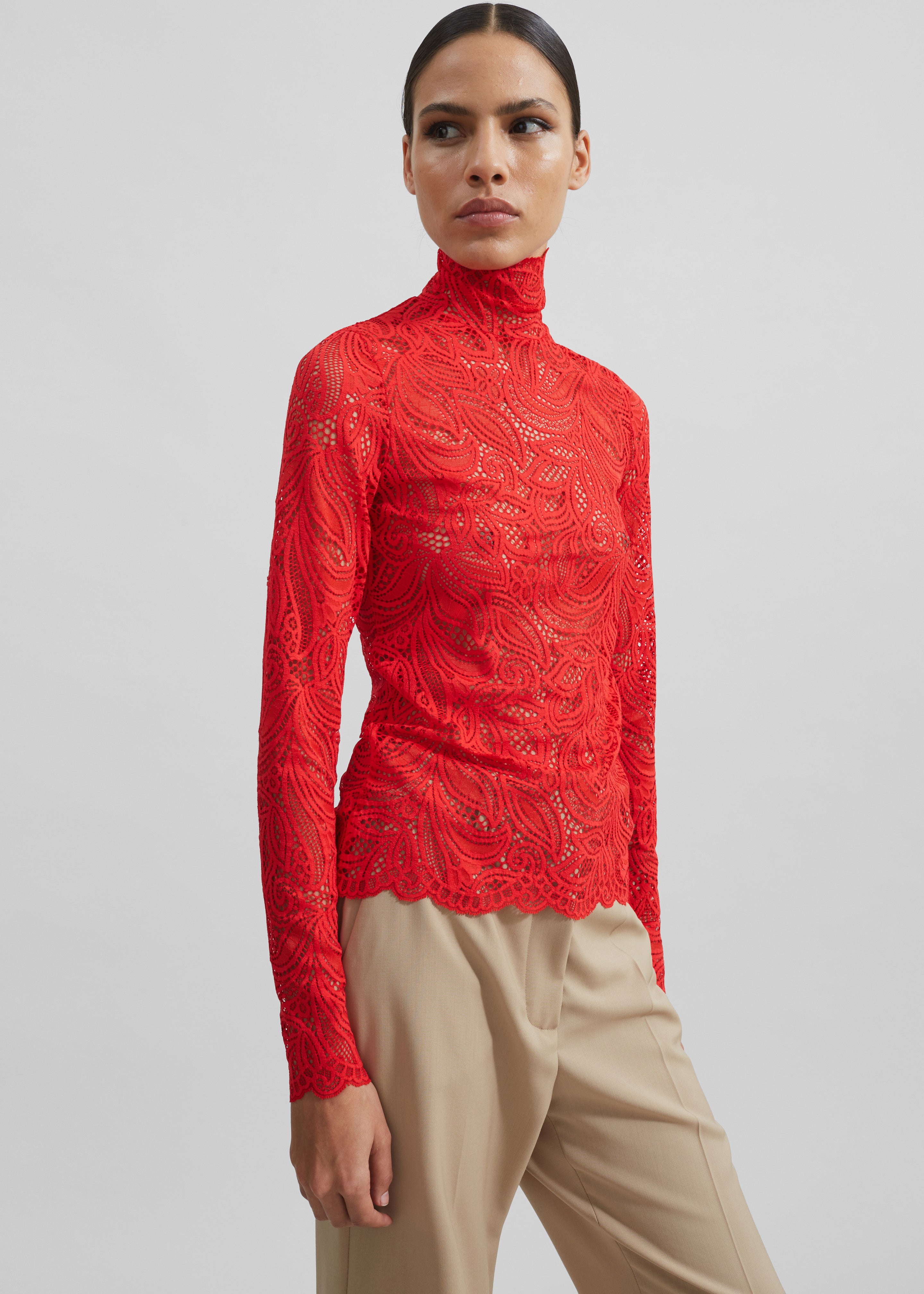 Beaufille Rodin Blouse - Red - 3