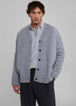 Beck Wool Cardigan - Light Grey