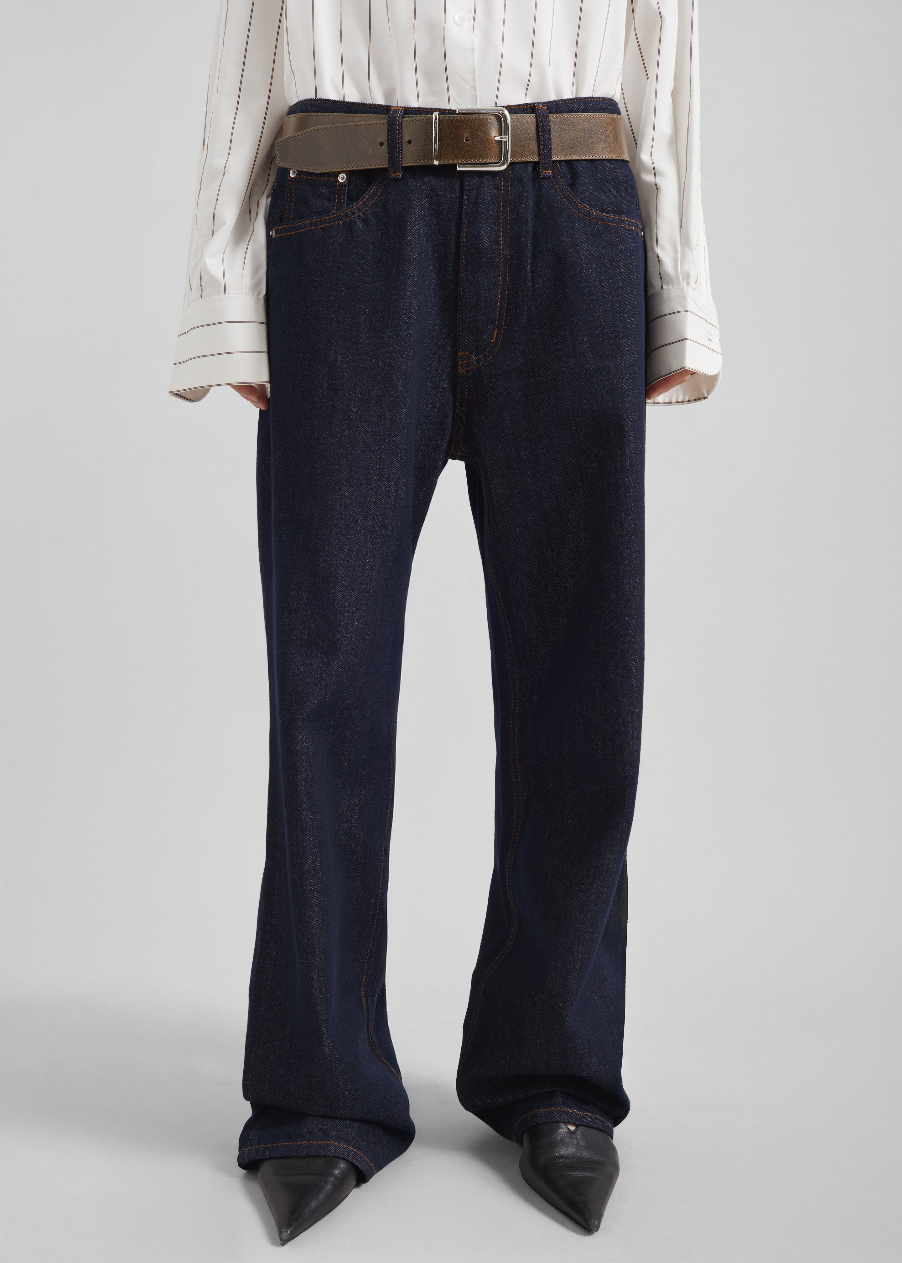 Belden Straight Leg Jeans - Dark Wash - 5