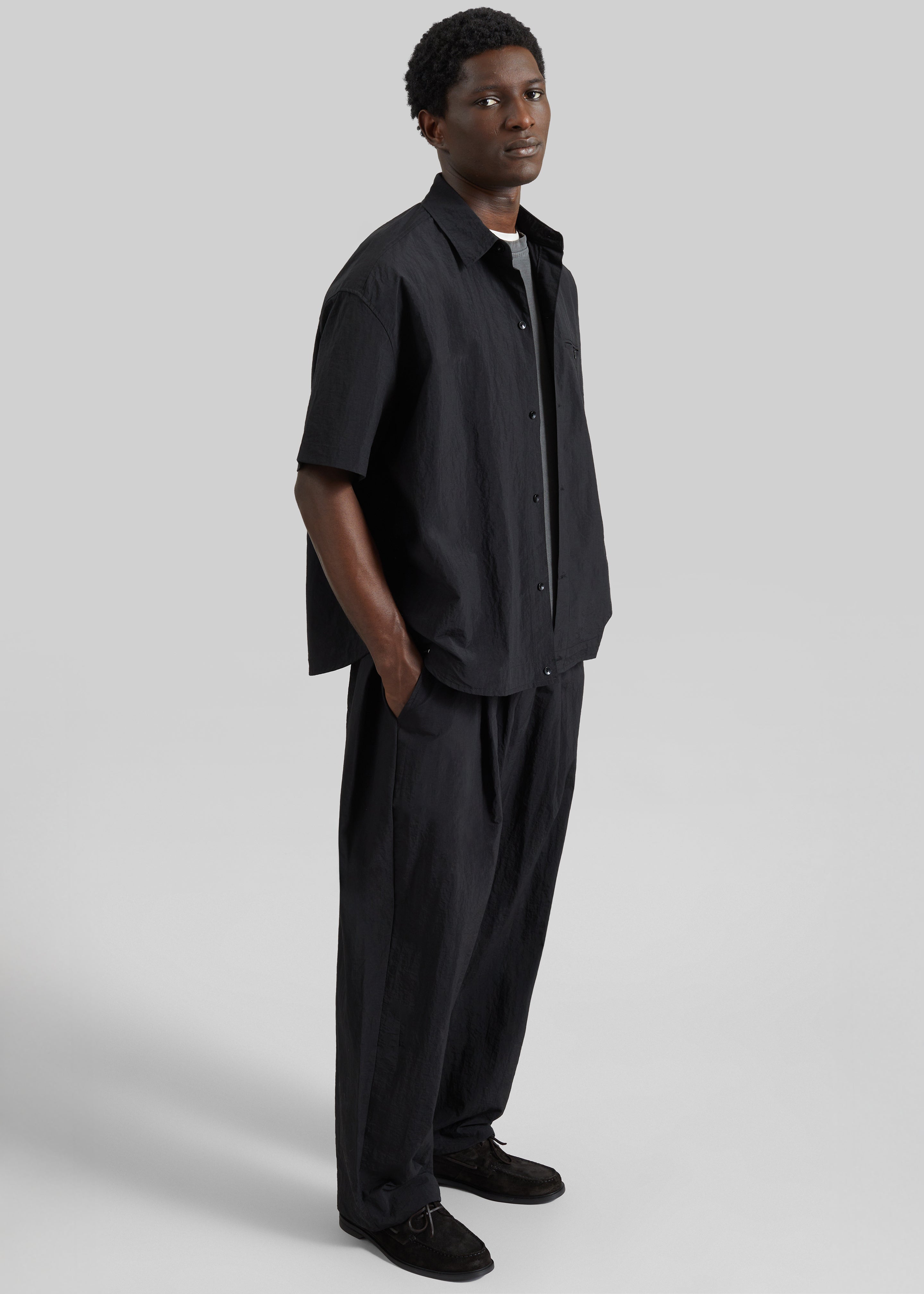 Belem Drawstring Pants - Black - 2