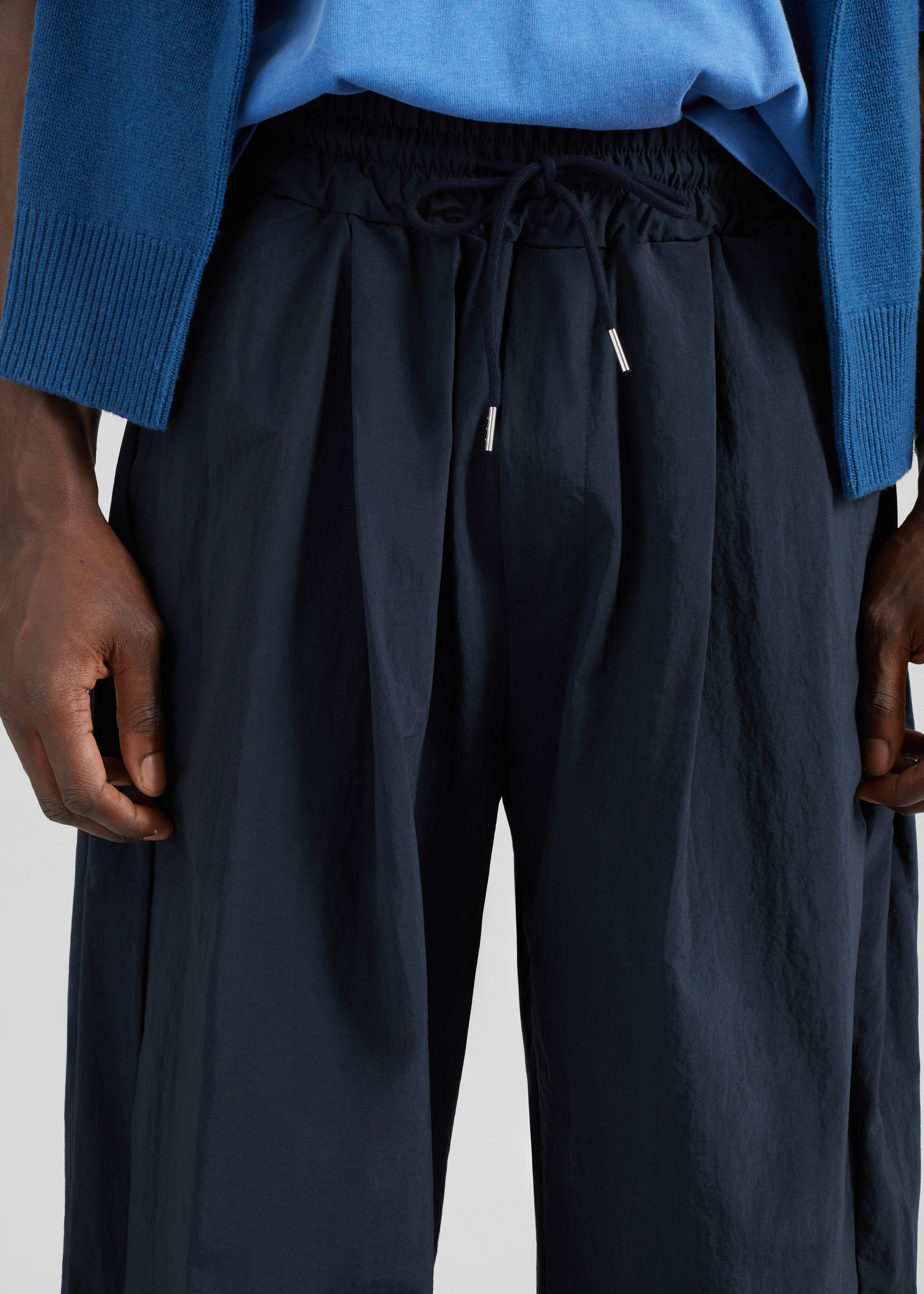 Belem Drawstring Pants - Navy - 3