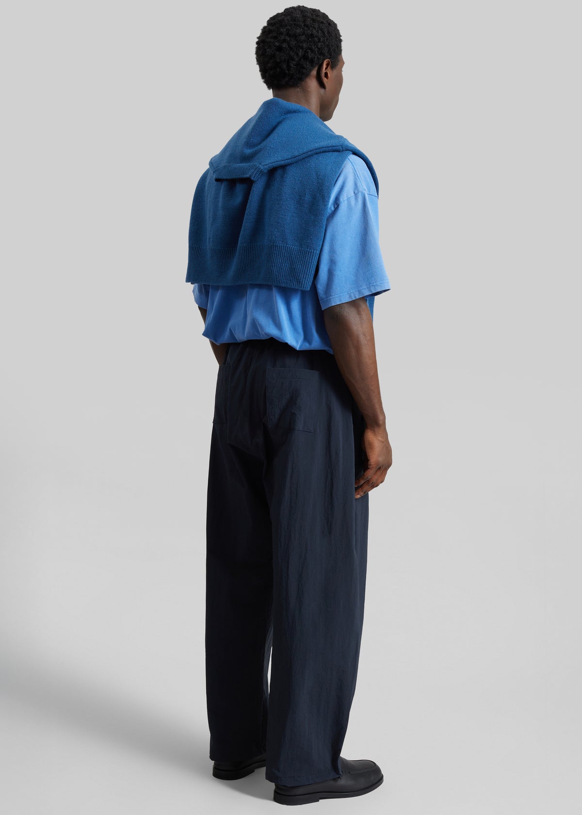 Belem Drawstring Pants - Navy - 7