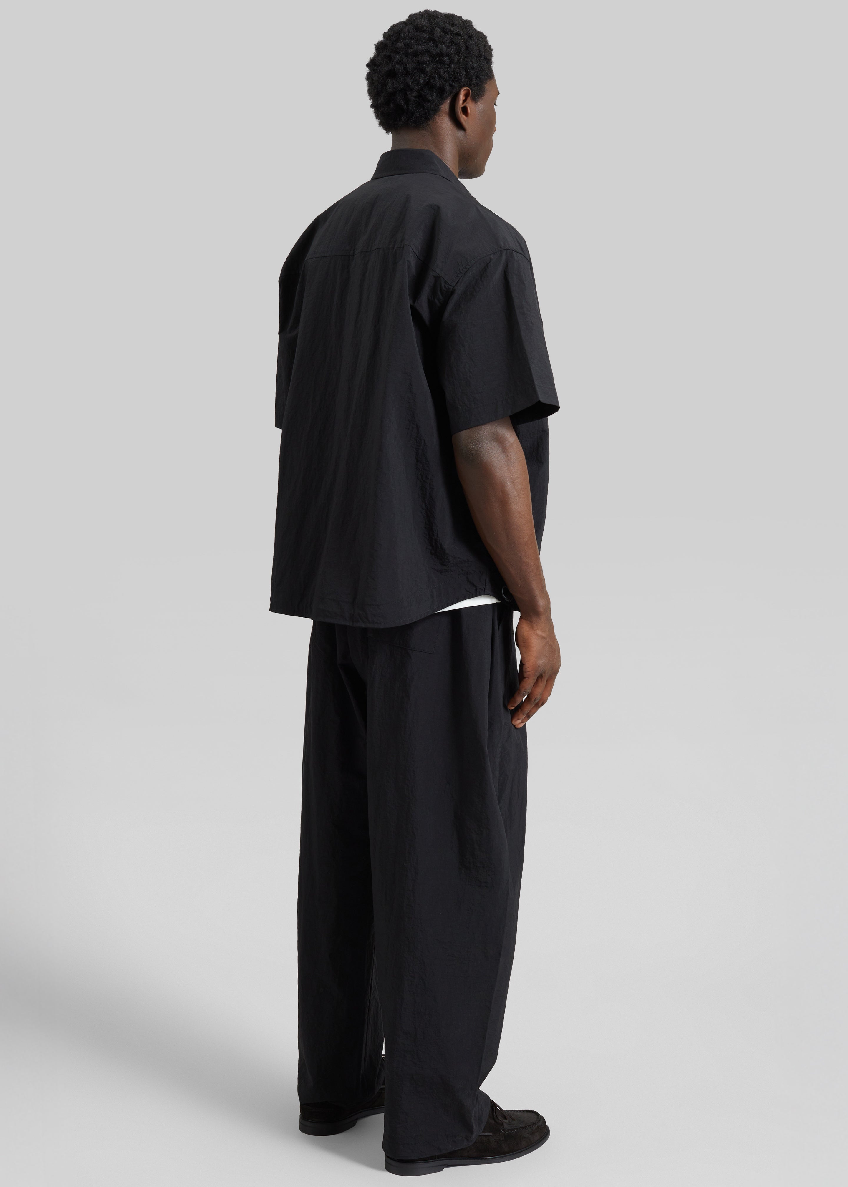 Belem Drawstring Shirt - Black - 6