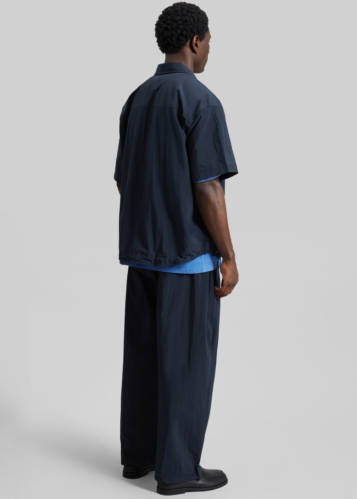 Belem Drawstring Shirt - Navy - 5