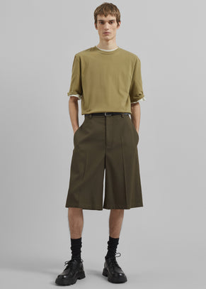 Belgrave Bermuda Shorts - Army Green