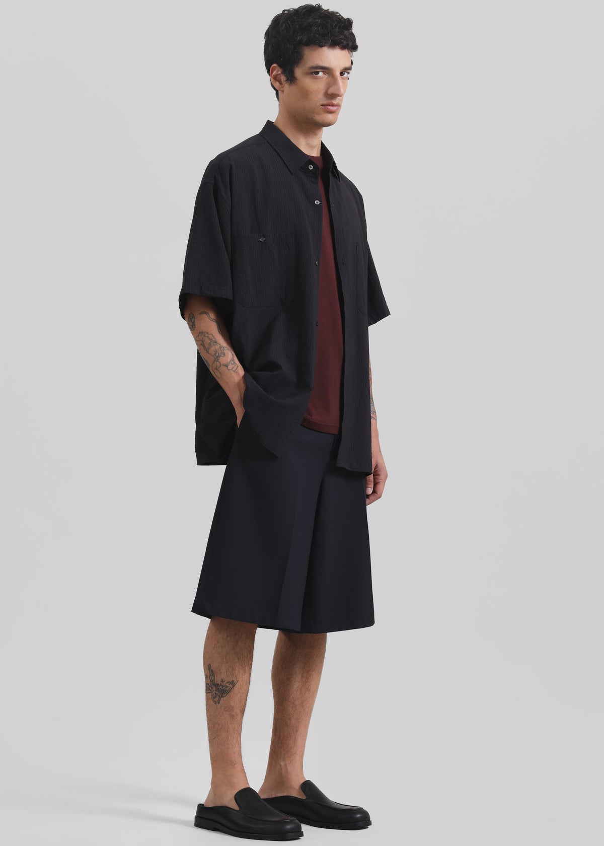 Belgrave Bermuda Shorts - Navy - 3