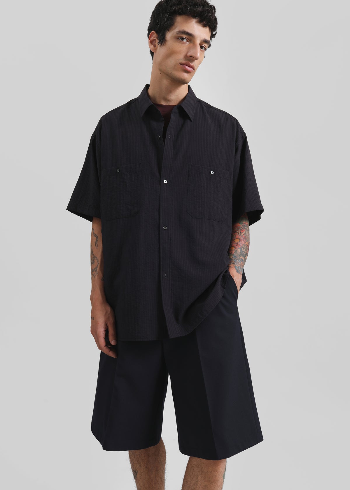 Belgrave Bermuda Shorts - Navy - 7