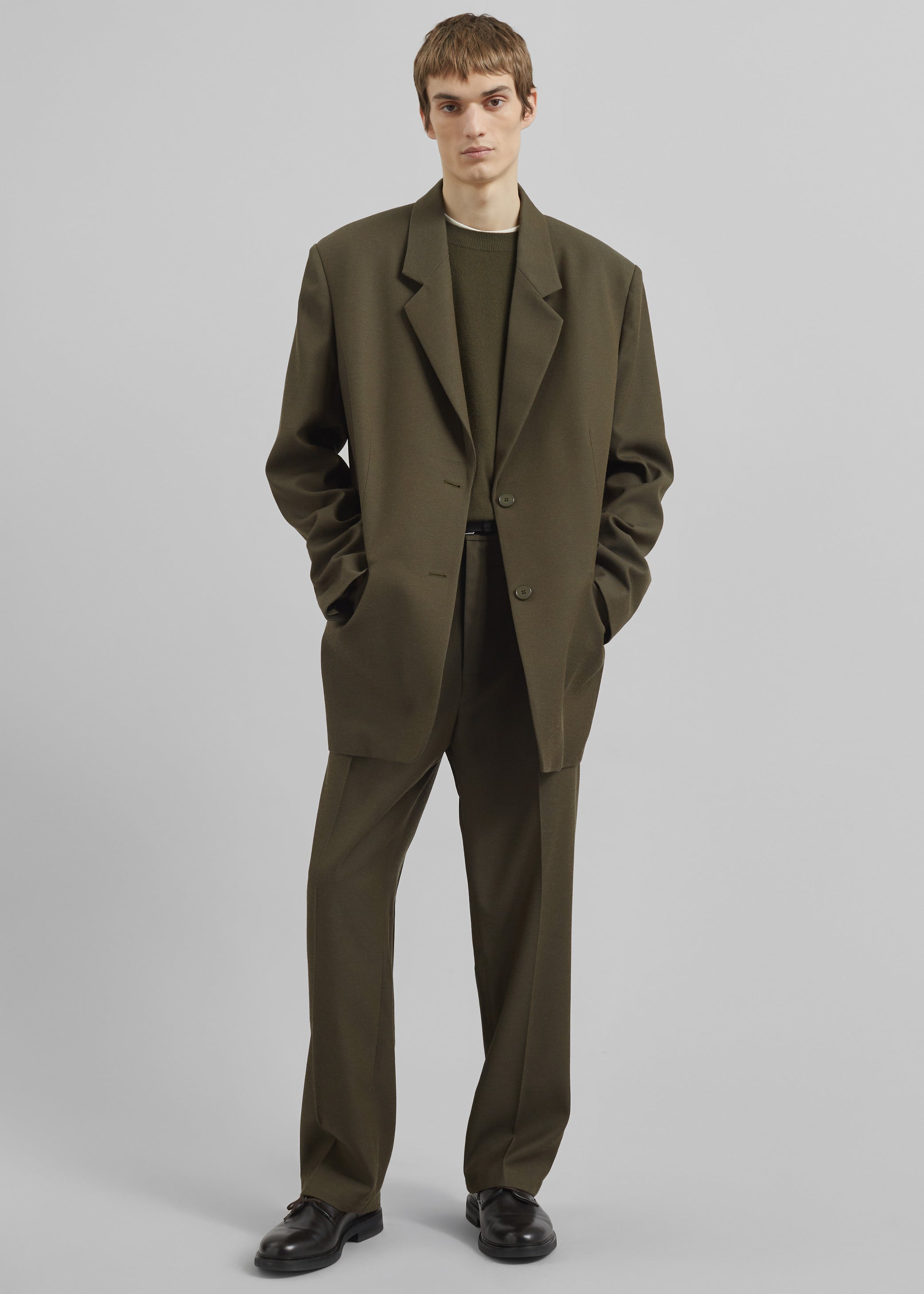 Watson Trousers - Army Green The Frankie Shop Watson Trousers - Army Green The Frankie Shop