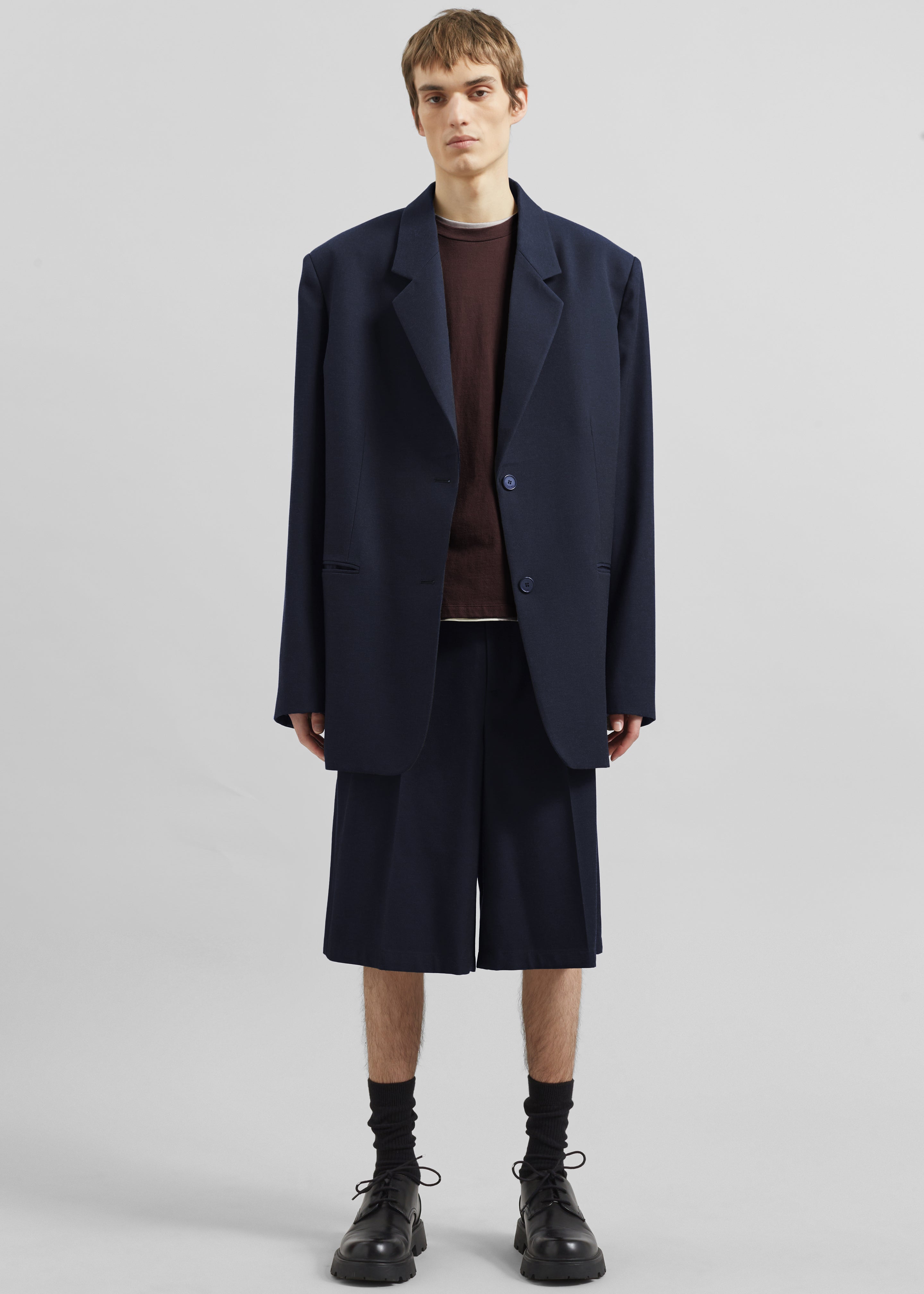 Belgrave Bermuda Shorts - Navy - 9