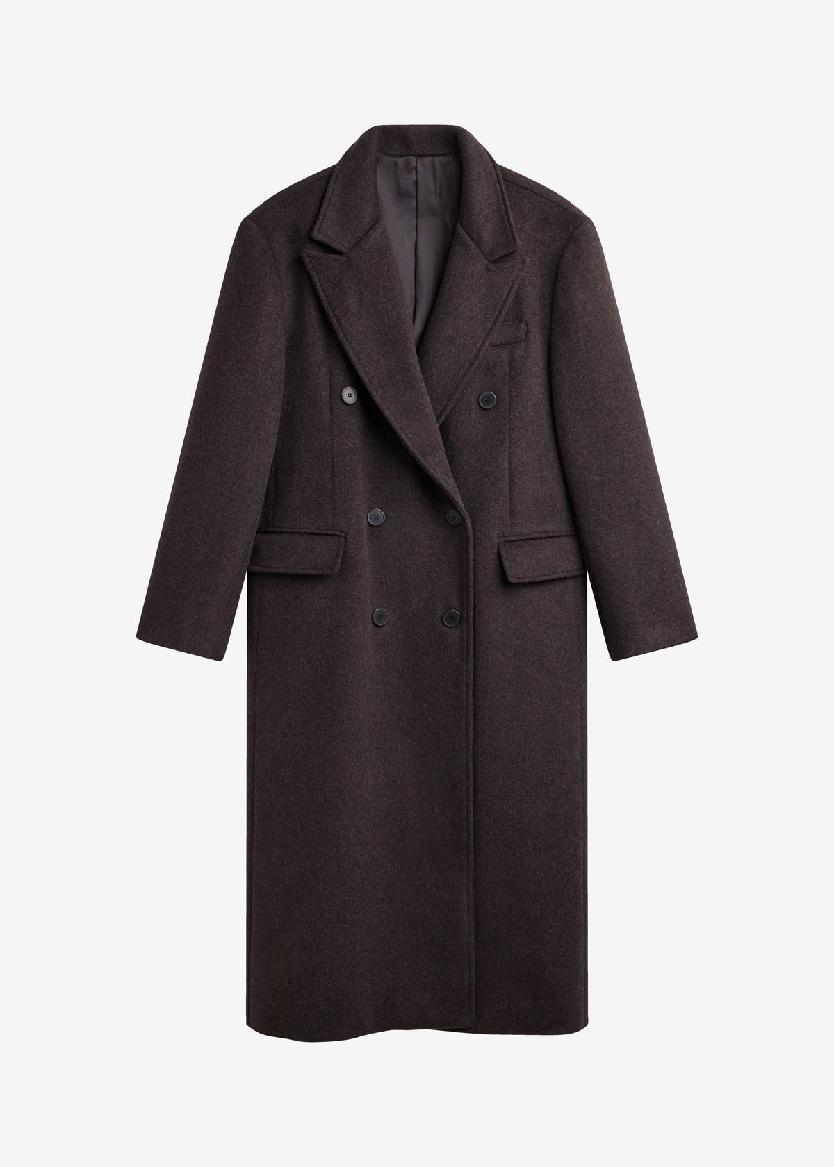 Bellace Wool Coat - Brown - 9