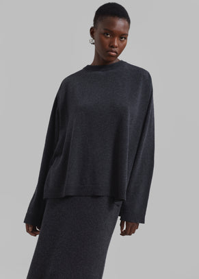 Bellamy Wool Sweater - Charcoal