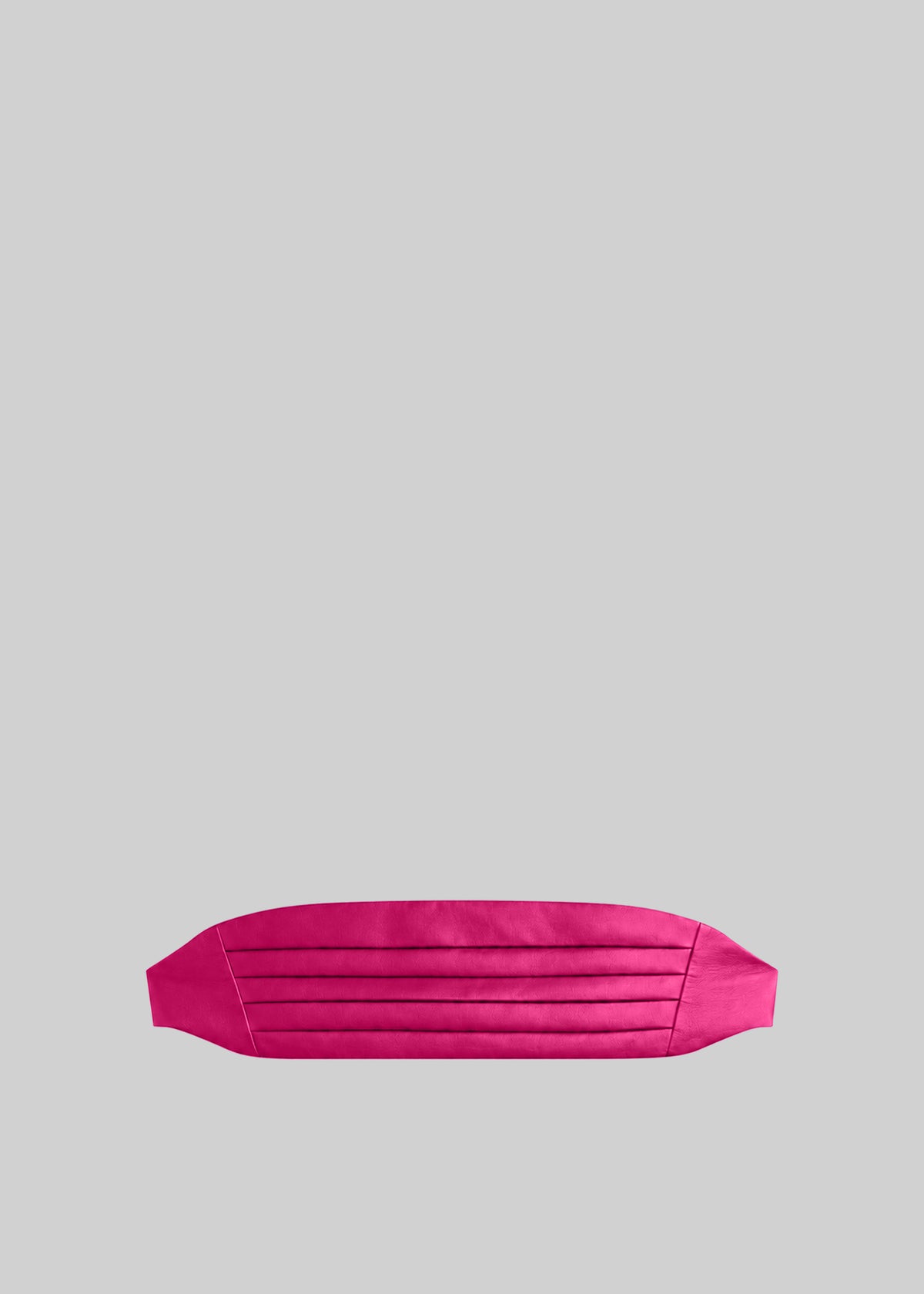 Bellano Satin Cummerbund Belt - Hot Pink