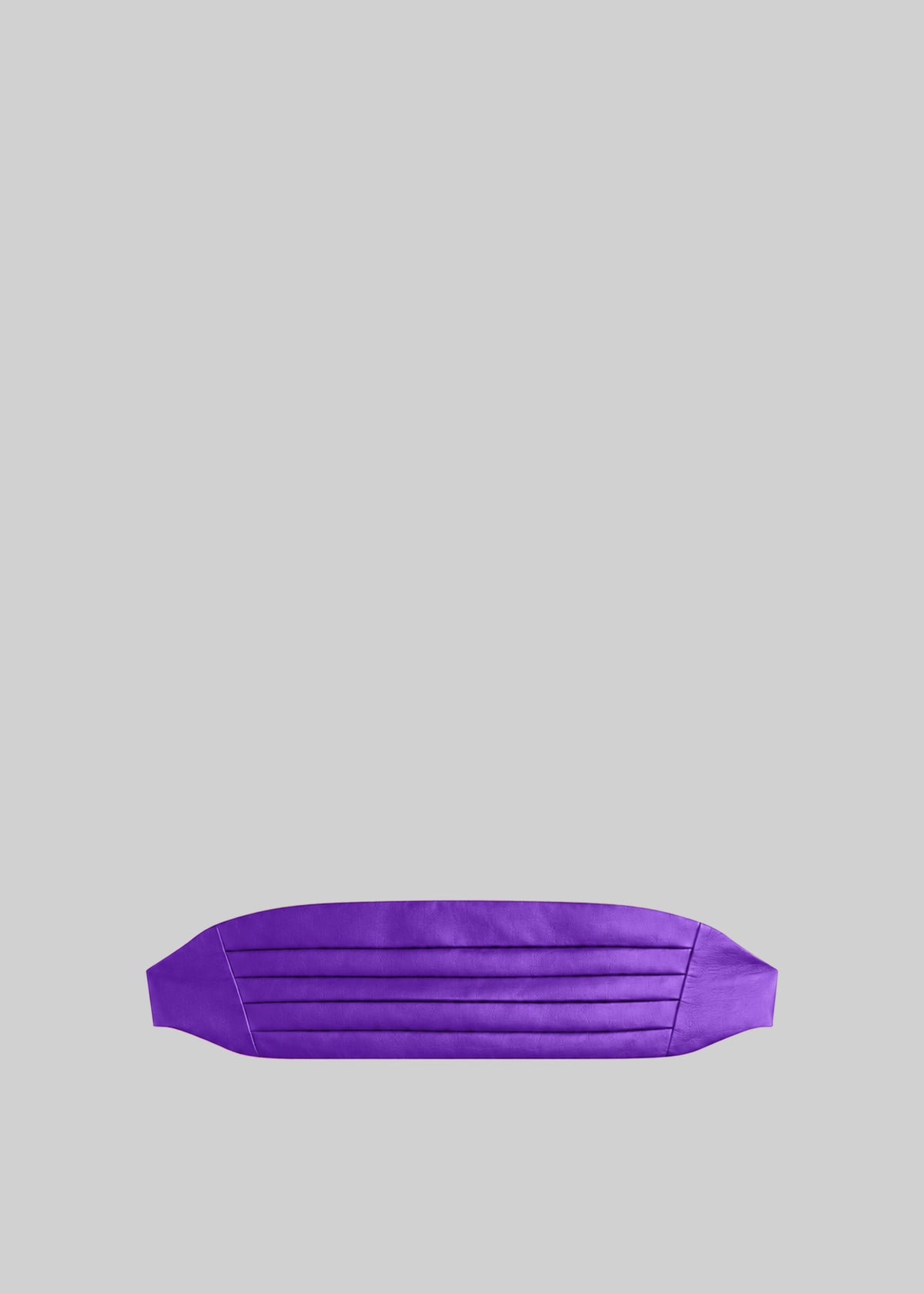 Bellano Satin Cummerbund Belt - Deep Purple