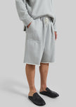 Bellino Raw Hem Sweatshorts - Grey