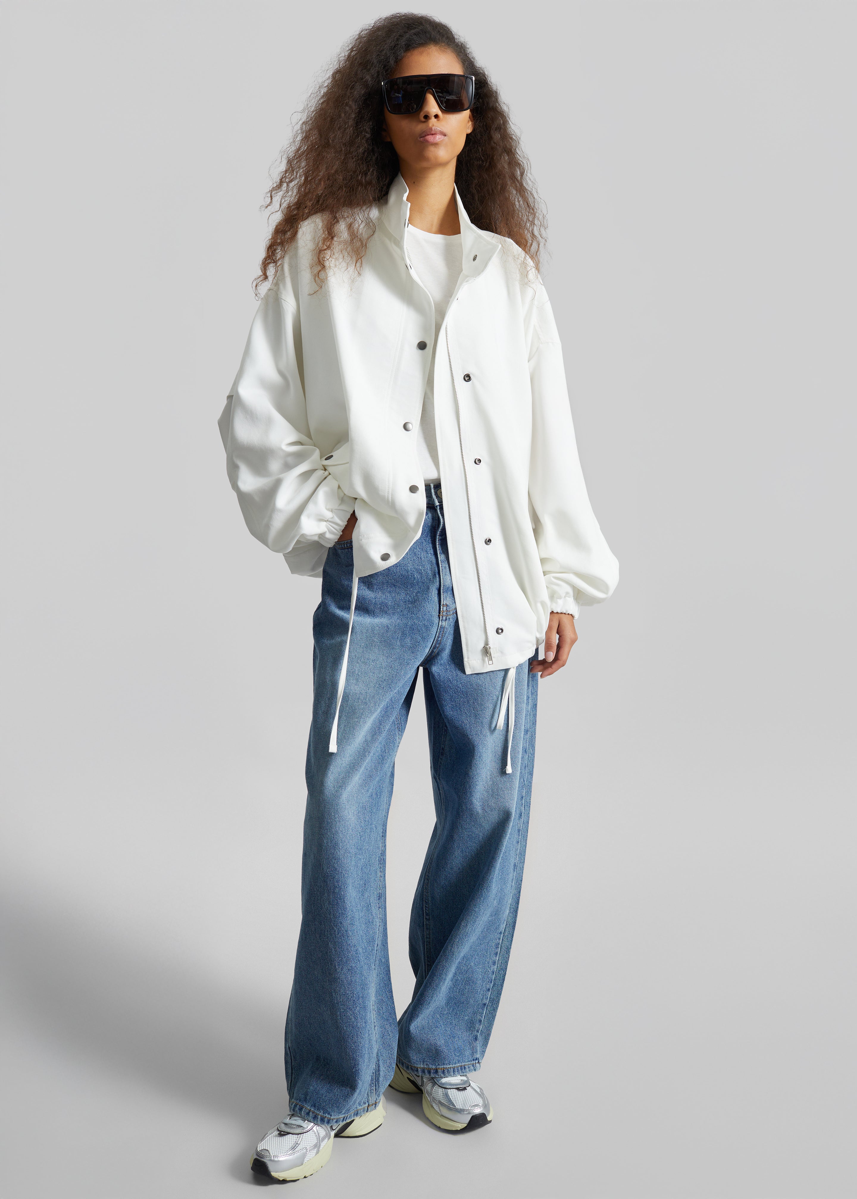 Bellona Blouson Jacket - White - 3