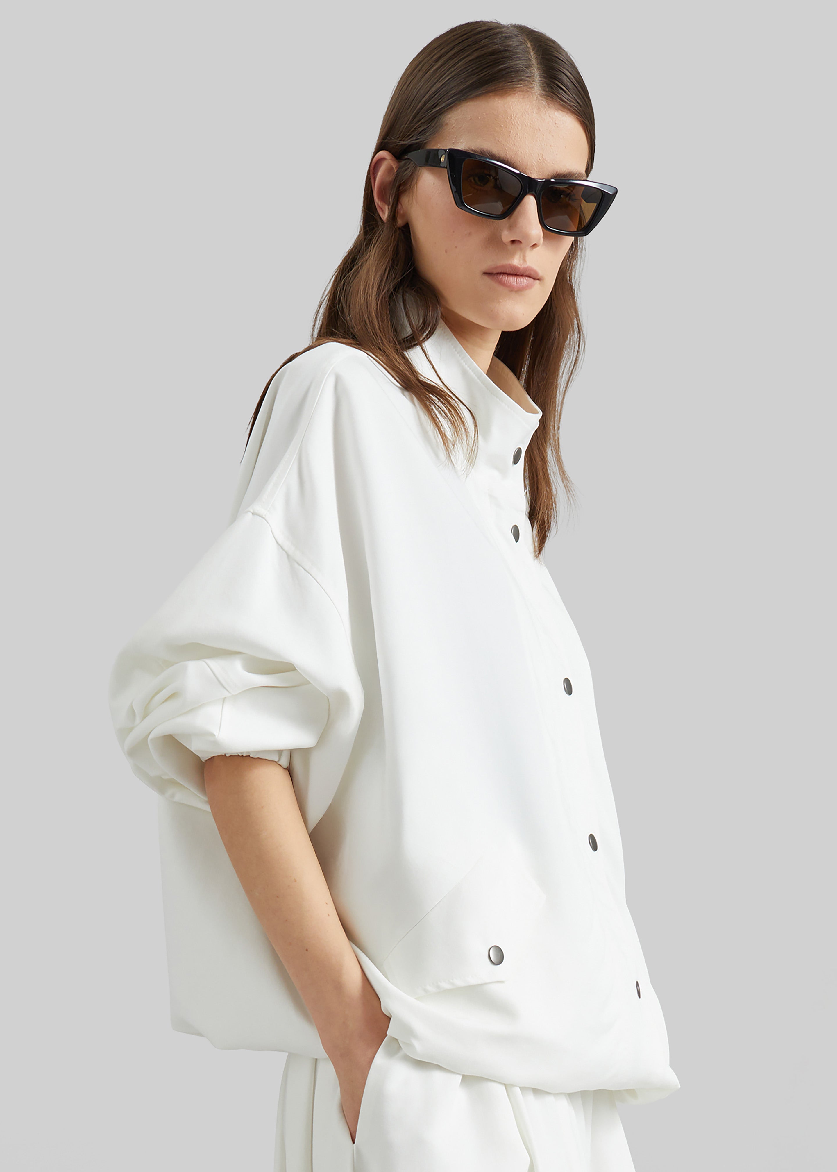 Bellona Blouson Jacket - White - 4