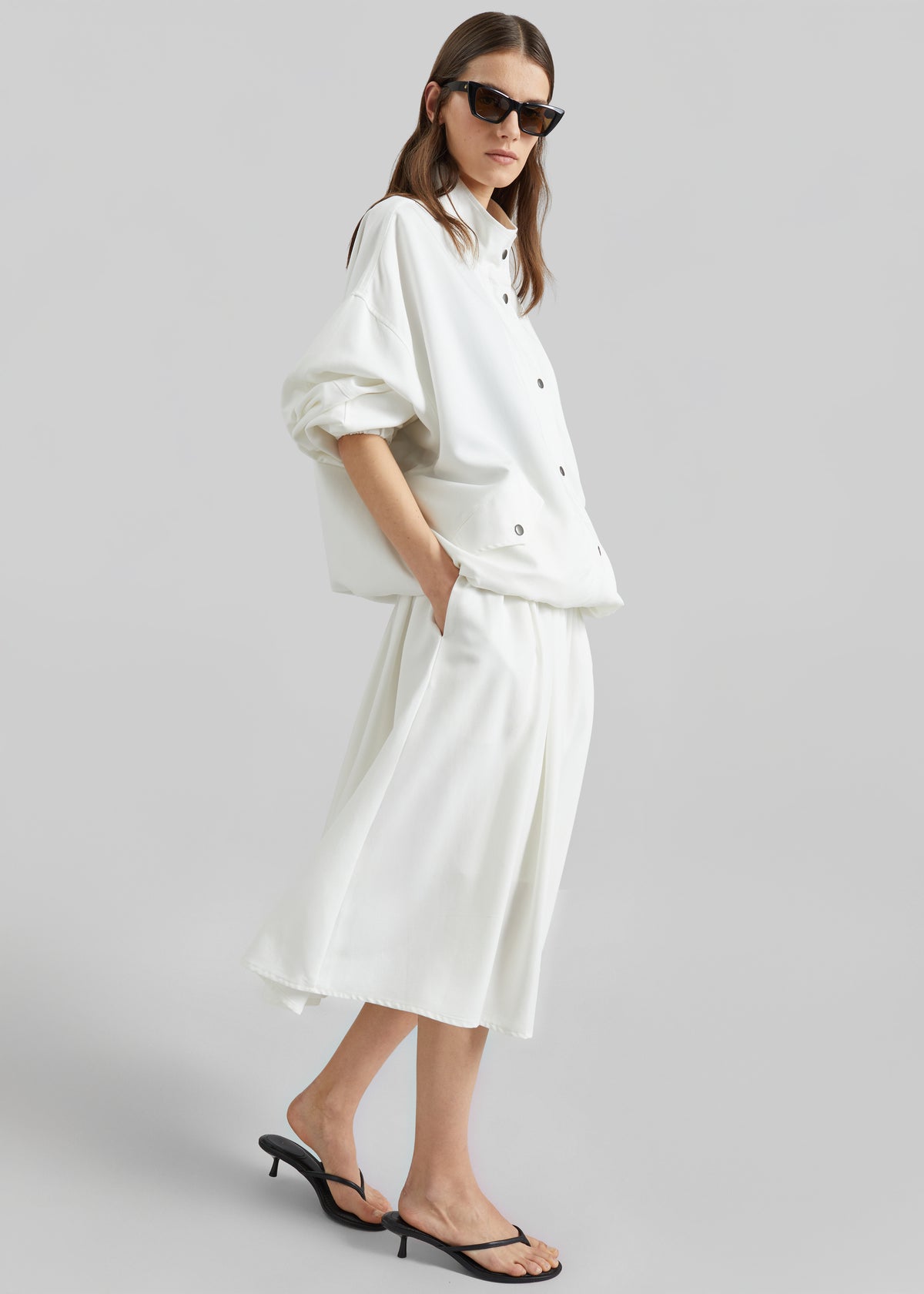 Bellona Blouson Jacket - White - 5